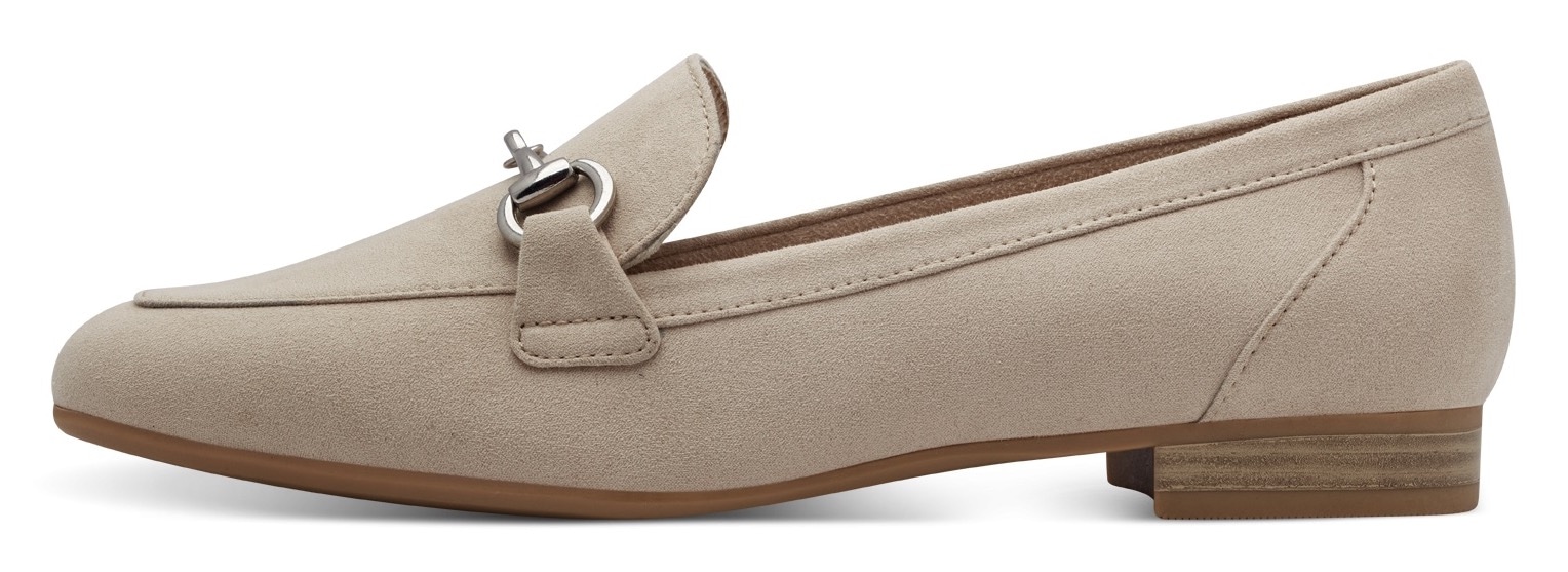 MARCO TOZZI Slipper  , Blockabsatz, Loafer, Businessschuh mit Schmuckspange