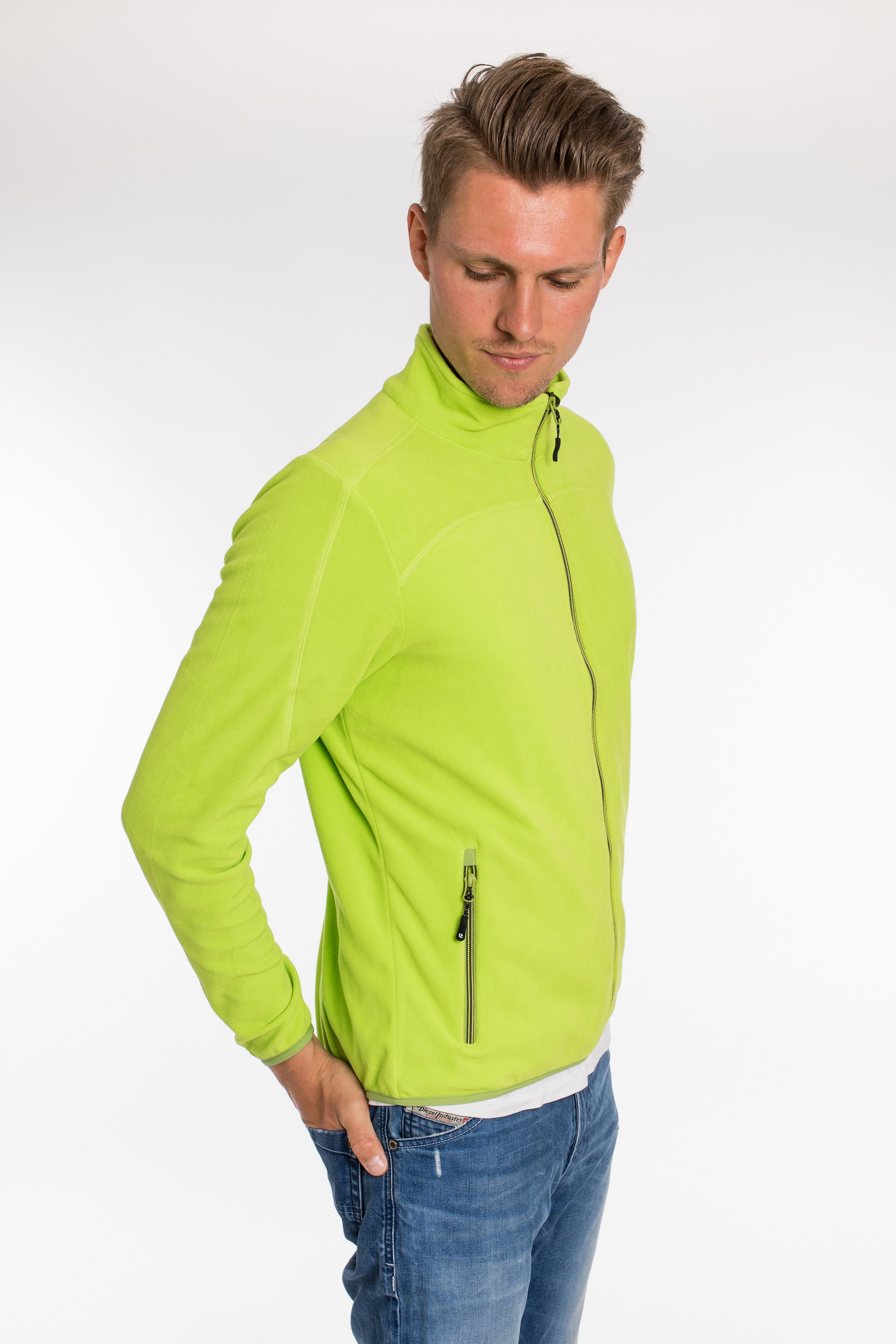 DEPROC Active Veste polaire »KIRKVALE MEN« veste polaire douce au style traditionnel
