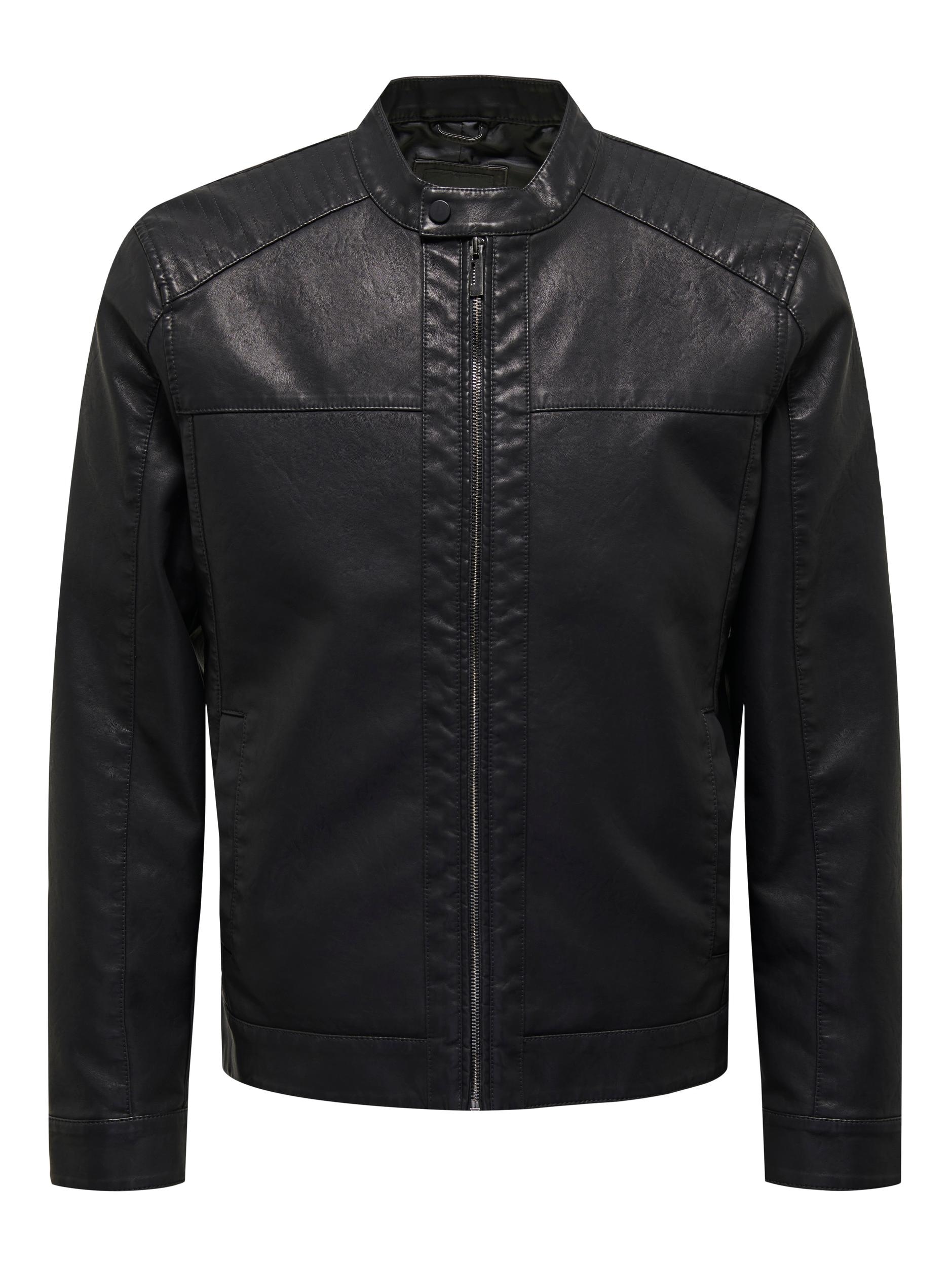 ONLY & SONS Bikerjacke »ONSMIKE PU RACER JACKET OTW VD NOOS«