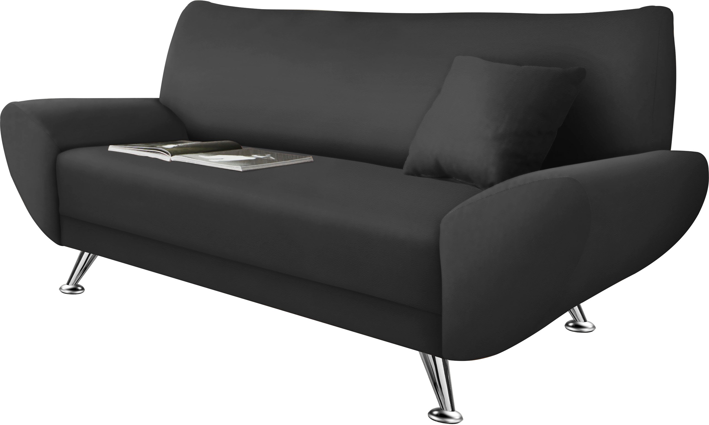 Home affaire 2-places »Saltare, elegant & komfortabel, toller Designfuss, Breite 174cm, bequem« bequeme Armlehnen