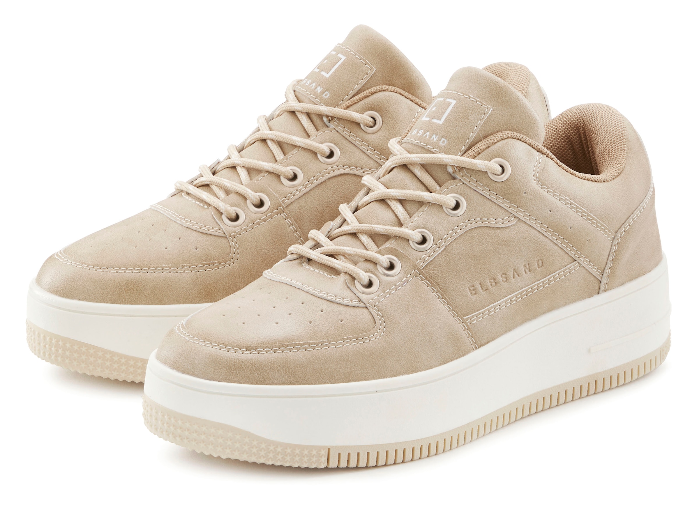 Image of Elbsand Sneaker "Schnürschuh, Freizeitschuh, Halbschuh, Schnürhalbschuh, Turnschuh" mit modischer Plateausohle