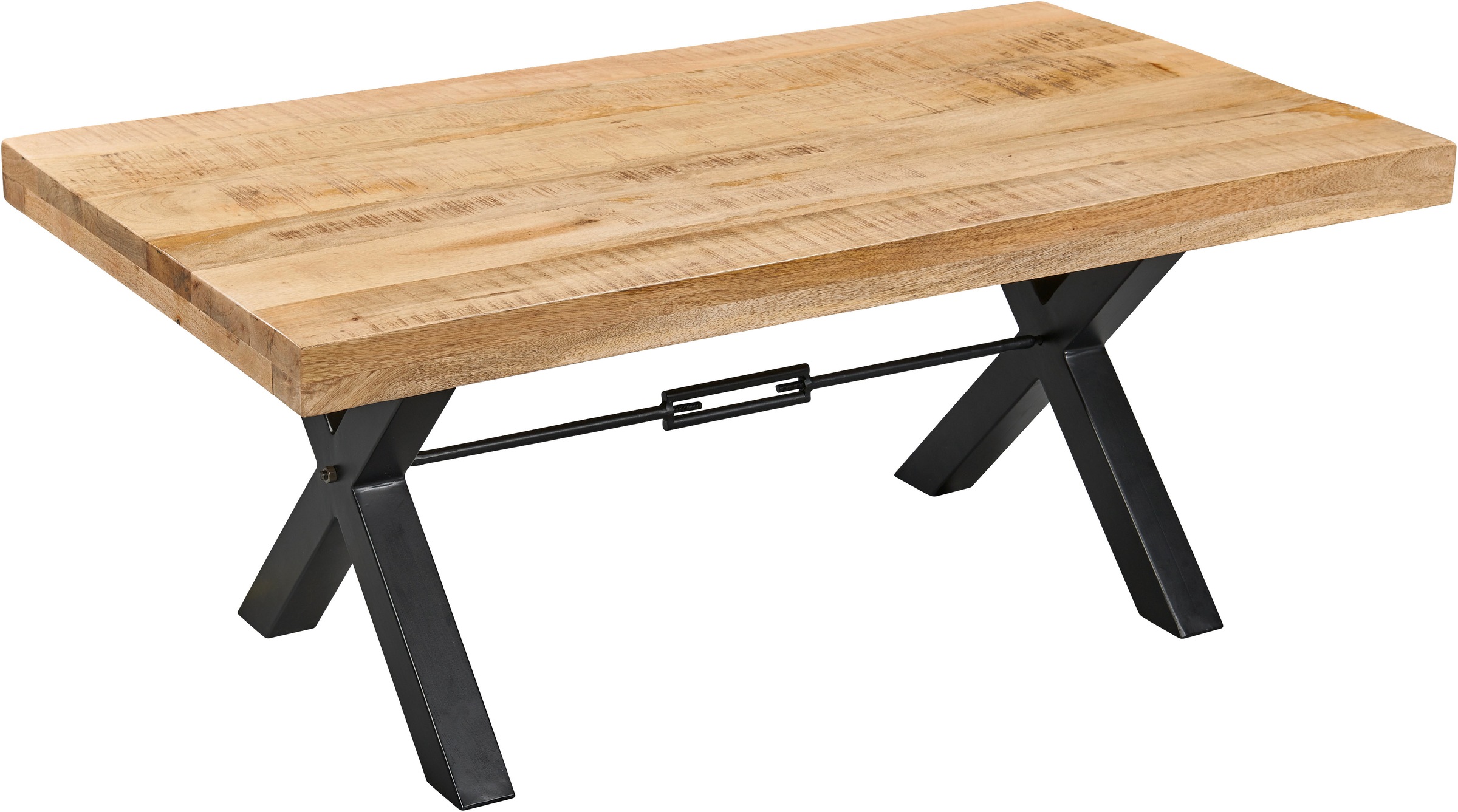 Image of Stolkom Couchtisch "Dehli Couchtisch B/H/T 110x46x60 cm" 1 Stk. tlg. Oberfläche uneben, Traverse