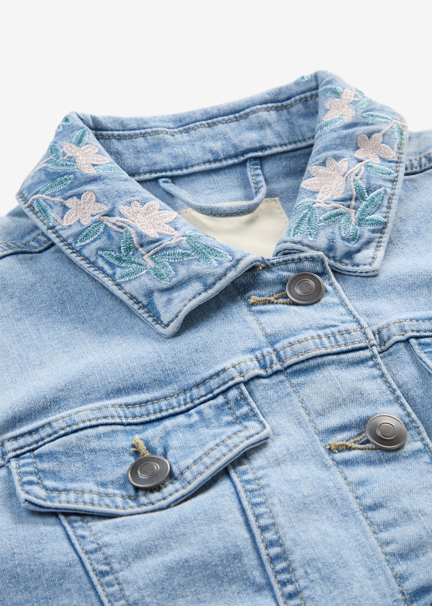 bonprix Veste en jean lockere Passform, mit Hemdblusenkragen