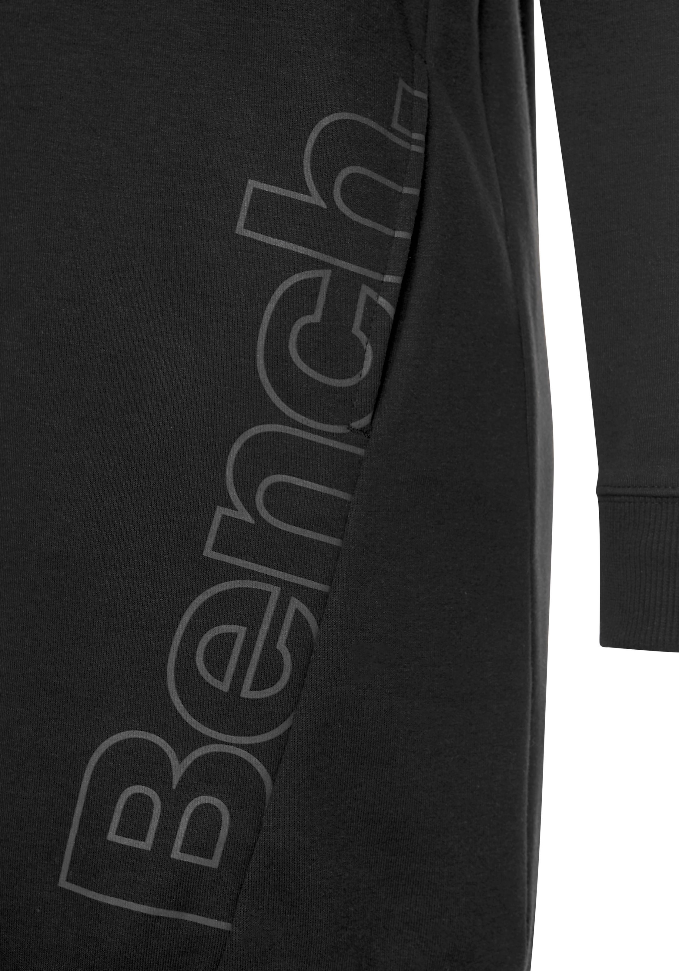 seitlichem Sweatkleid, versandkostenfrei Bench. mit Loungewear Logoprint auf