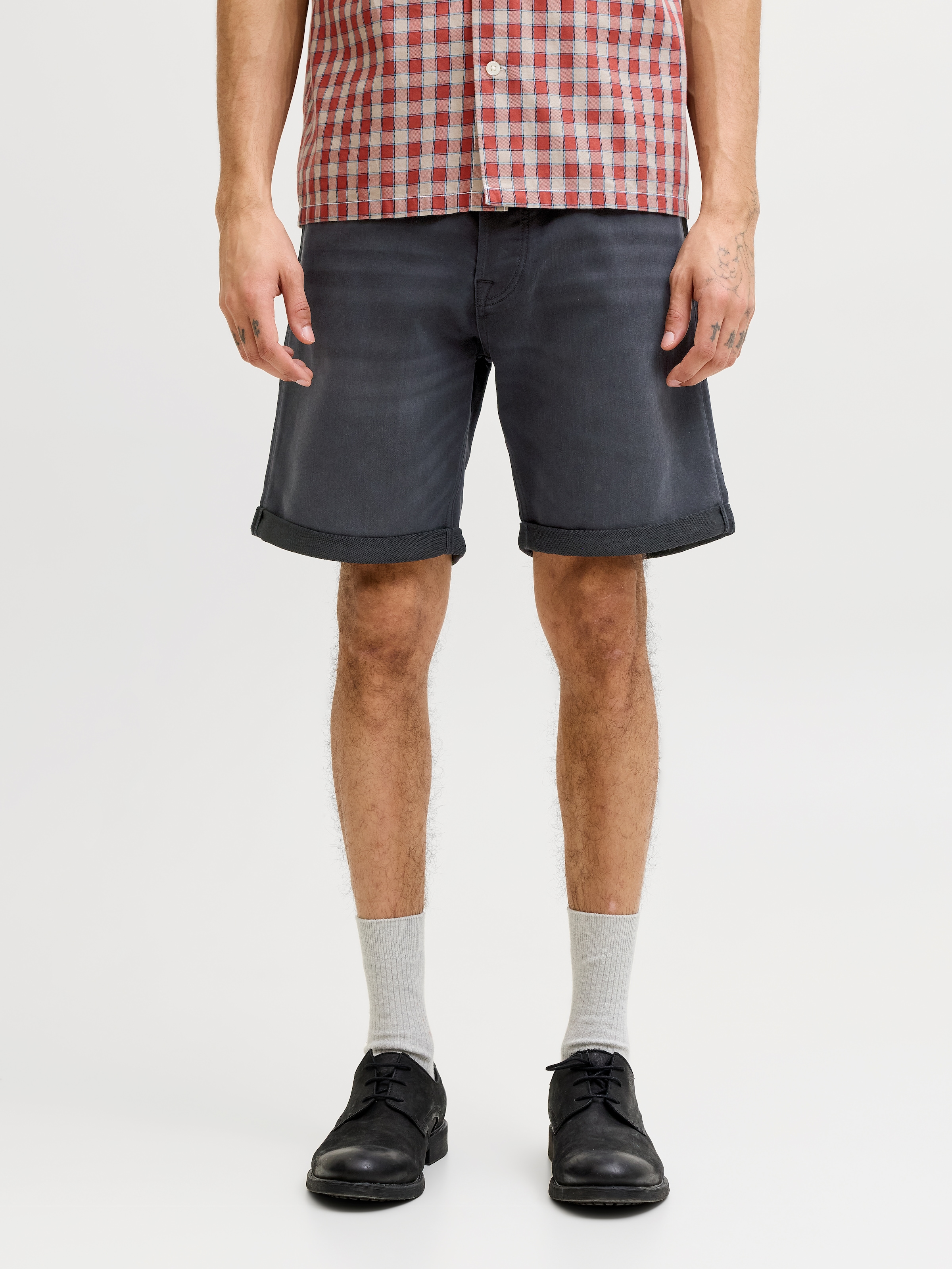 Image of Jack & Jones Shorts "JJIRICK JJICON SHORTS GE 720 I.K SN" Baumwollmischung, regular fit