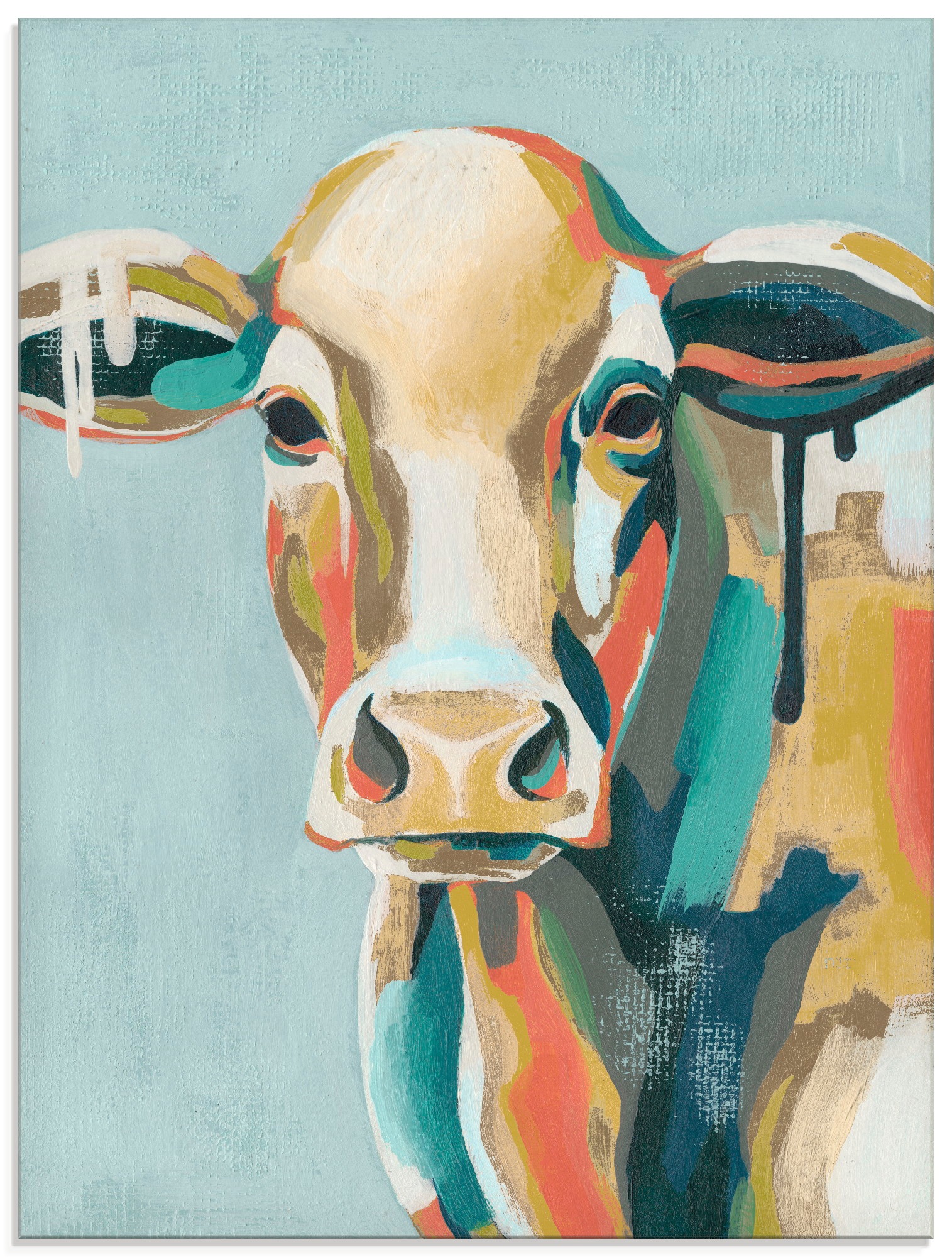 Image of Artland Glasbild »Bunte Kühe I«, Haustiere, (1 St.) bei Ackermann Versand Schweiz