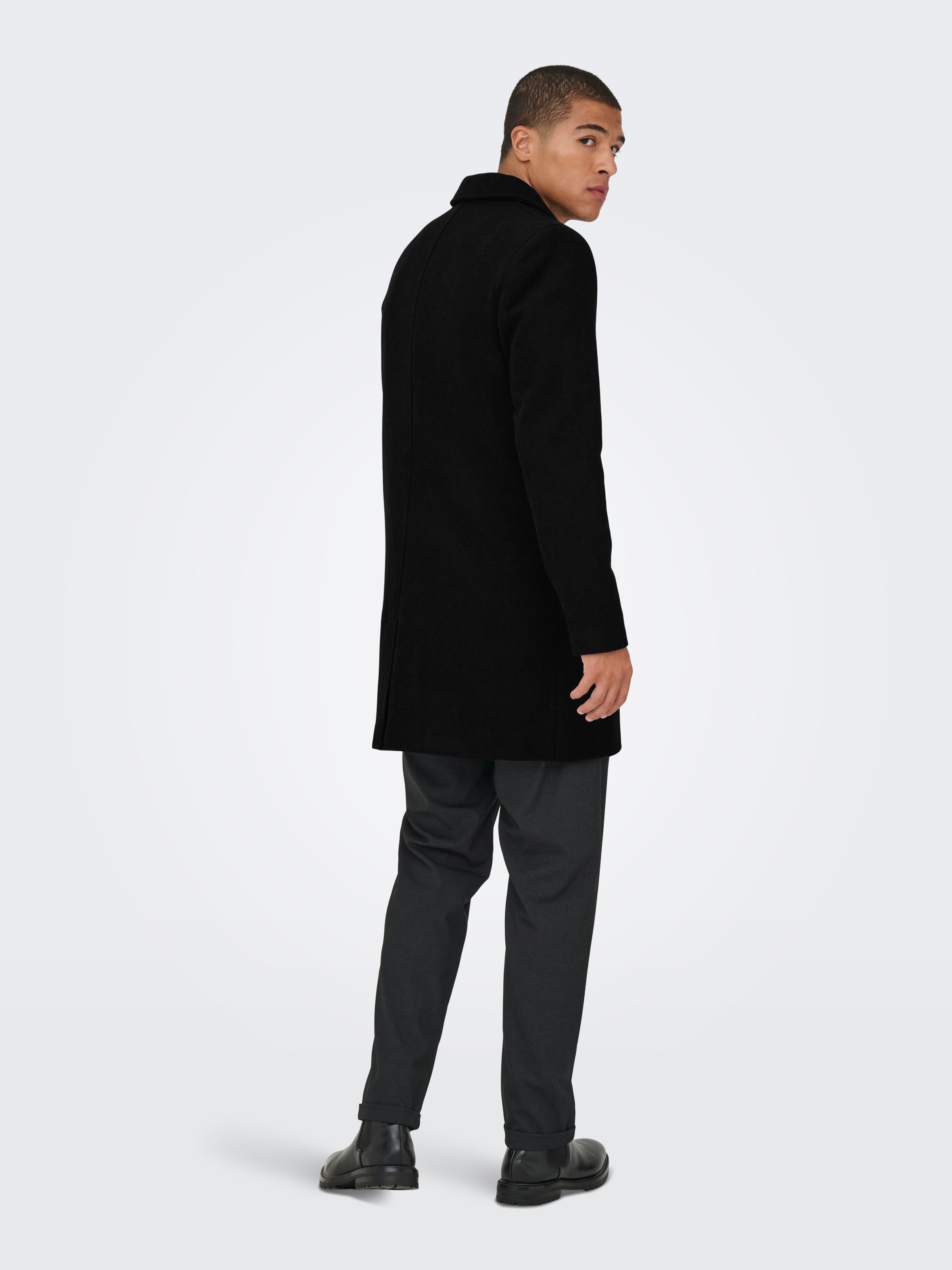 ONLY & SONS Manteau long »ONSMATTHEW WOOL COAT OTW NOOS« mit Wolle
