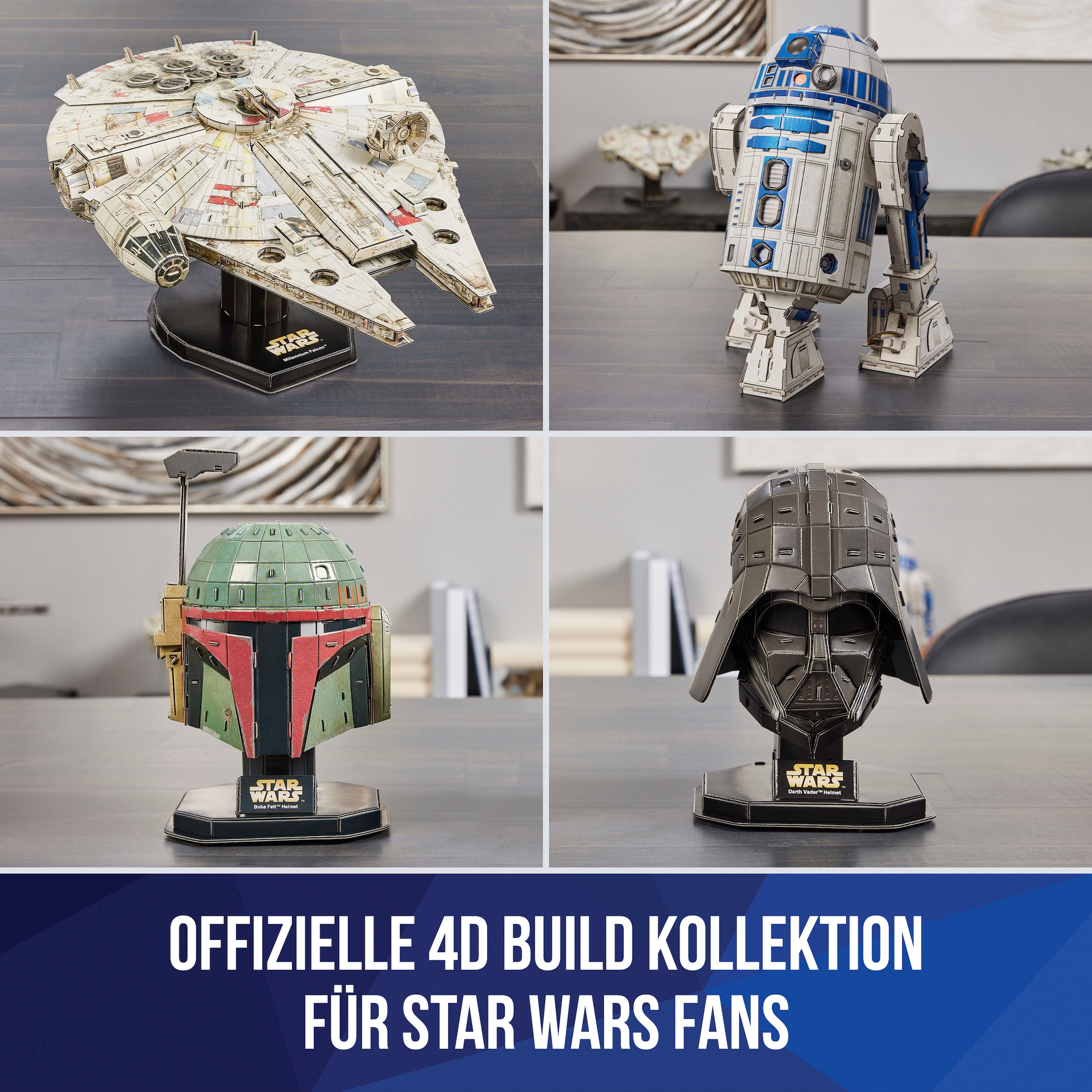 Spin Master Puzzle 3D »4D Build - Star Wars - R2-D2 Roboter«