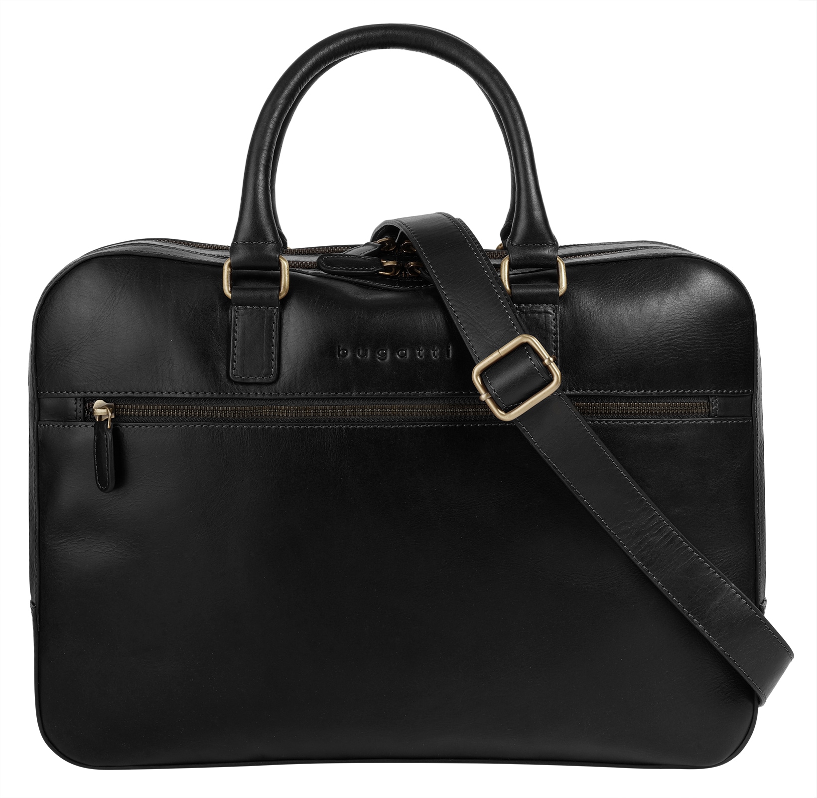Image of bugatti Aktentasche "BUGATTI Herren, Damen REMO echt Leder" echt Leder