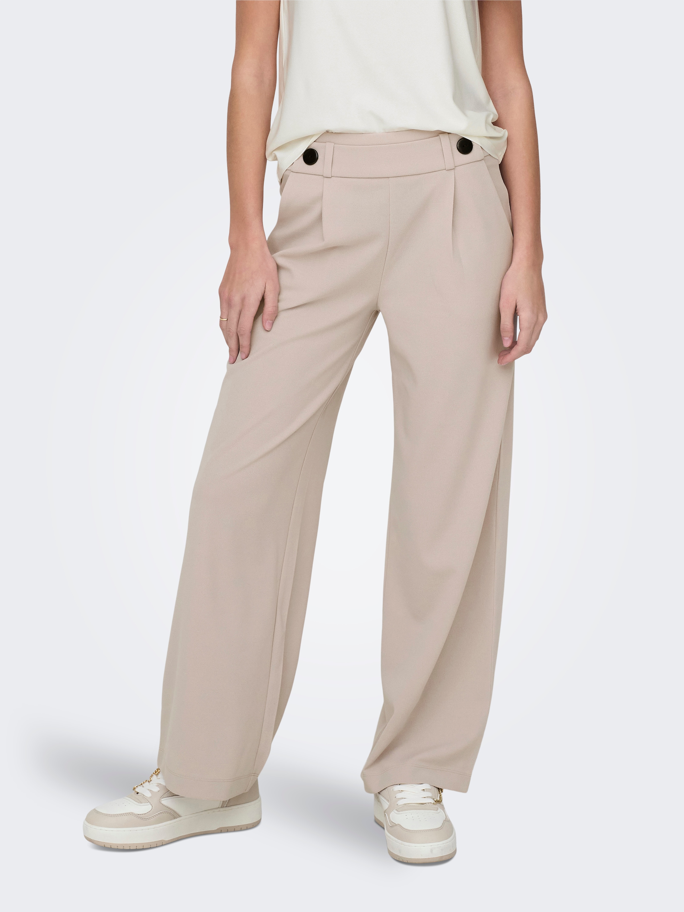 Image of JDY Jerseyhose "JDYGEGGO NEW LONG PANT JRS NOOS" Materialmix