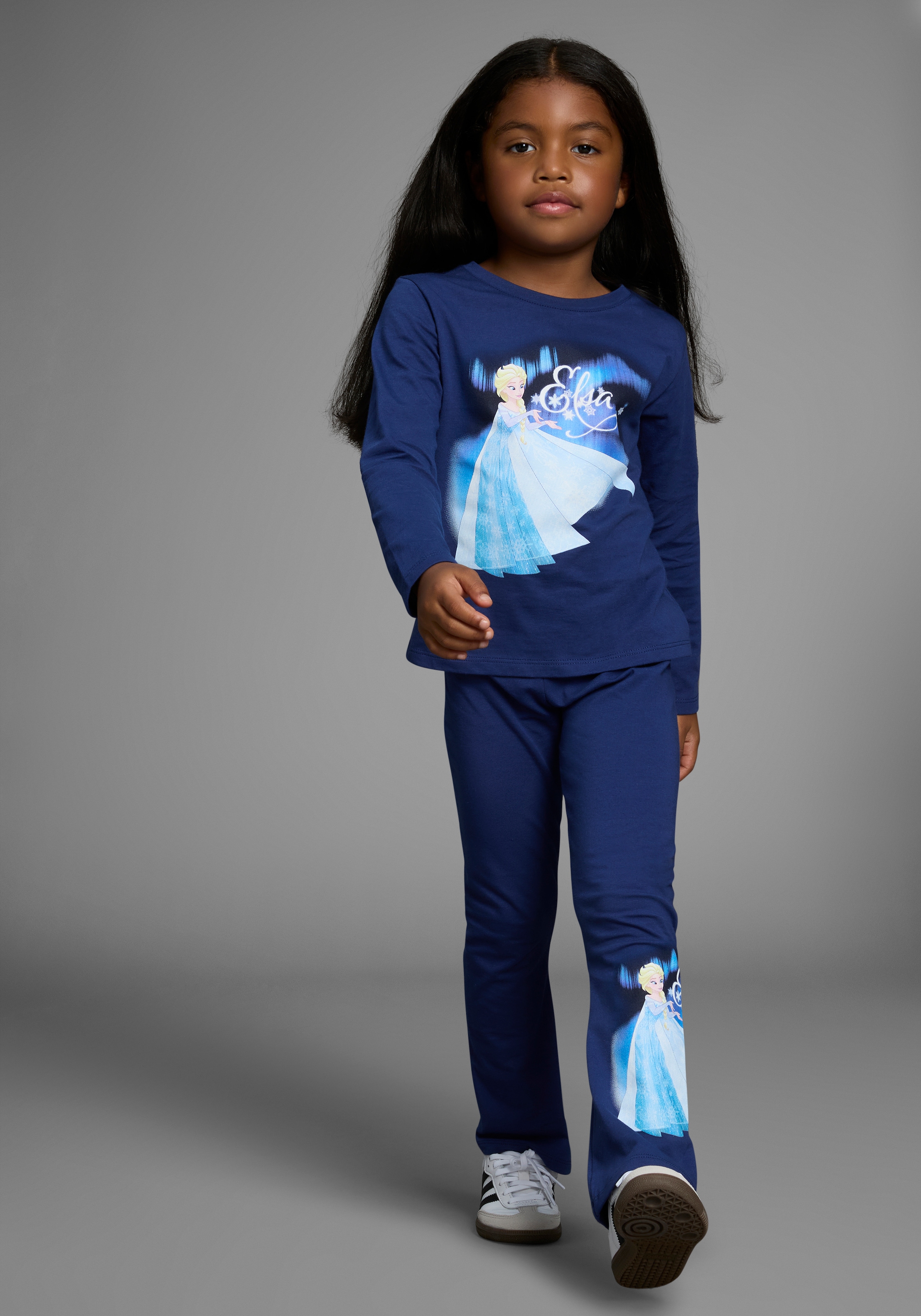 KIDSWORLD Langarmshirt & Leggings »Disney SET Frozen: ELSA« Set, 2 Stk. tlg. Disney ELSA Drucke