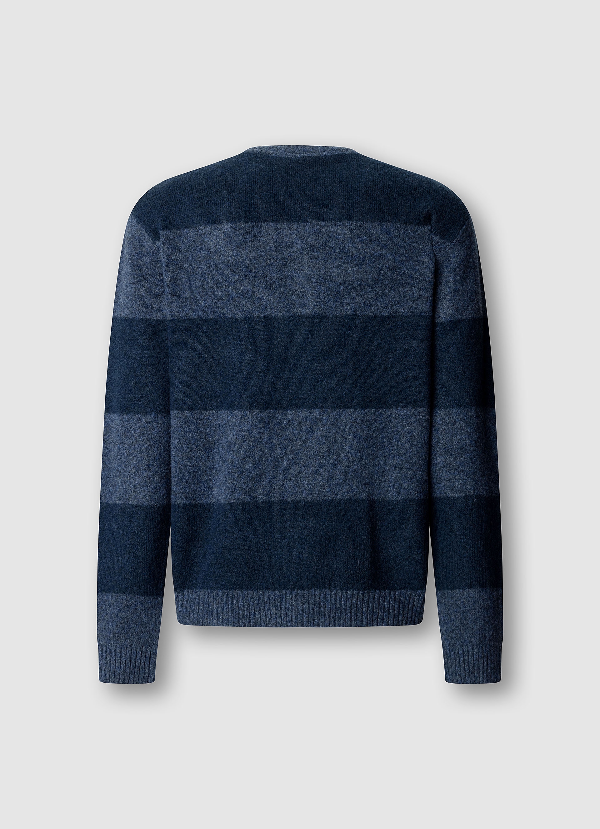 Pepe Jeans Strickpullover »DEACON STRIPES« mit Streifenstruktur, Label-Aufnäher