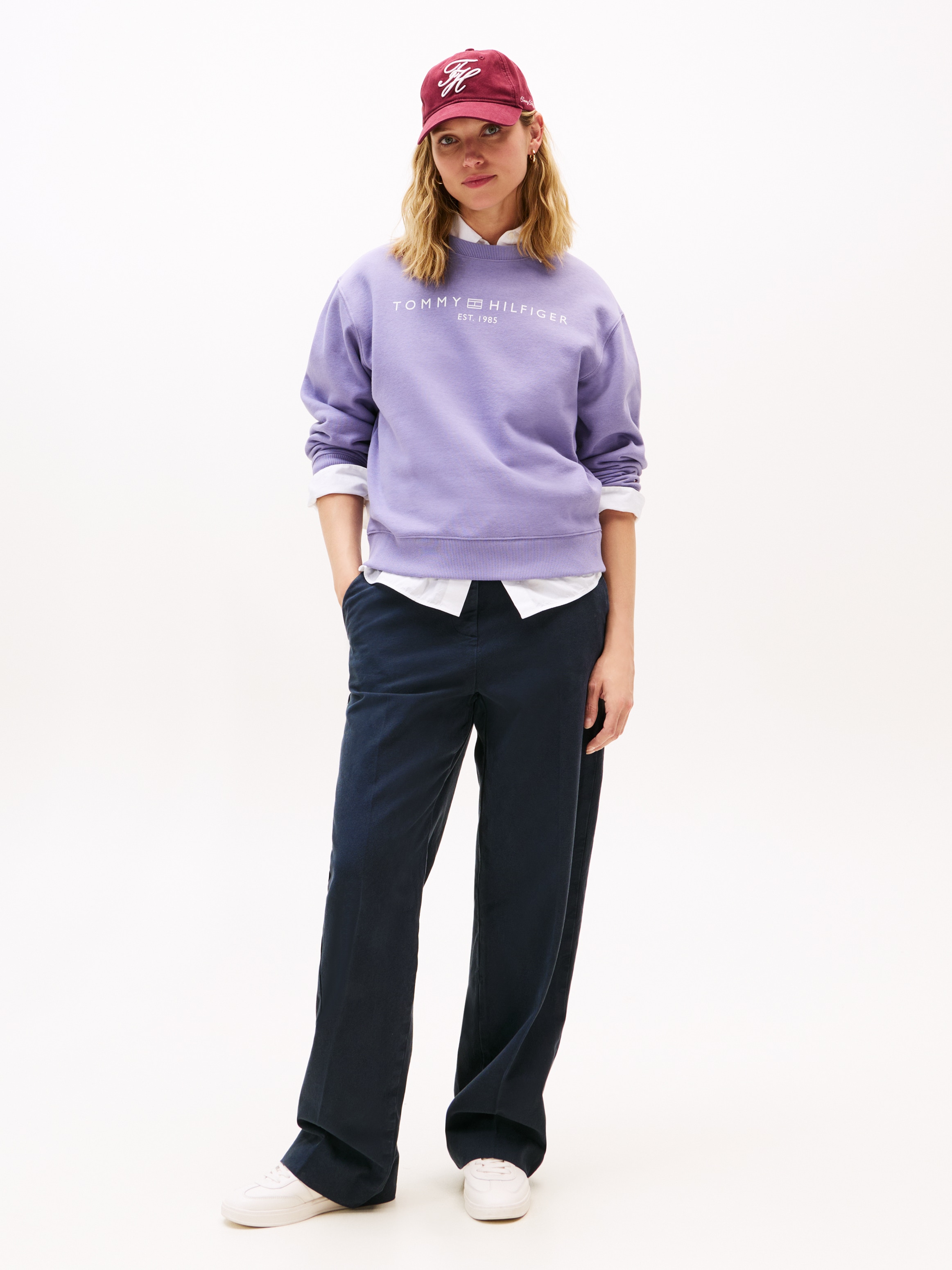 Tommy Hilfiger Sweatshirt »MDRN REG CORP LOGO C-NK SWTSHRT«, mit Logoschriftzug
