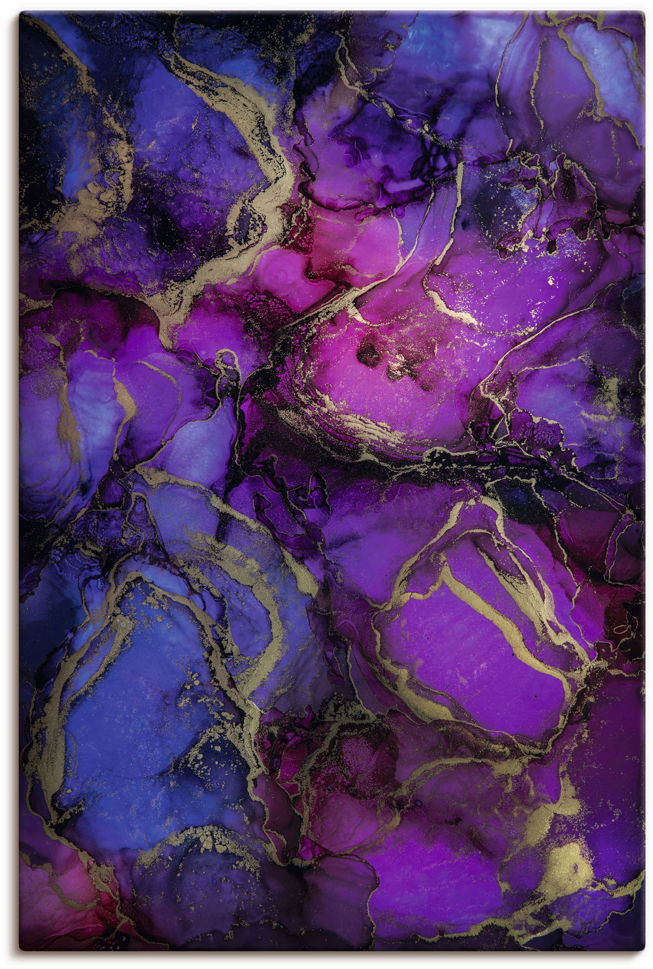 Image of Artland Leinwandbild "Beeren" Muster 1 Stk. tlg. auf Holzrahmen gespannt