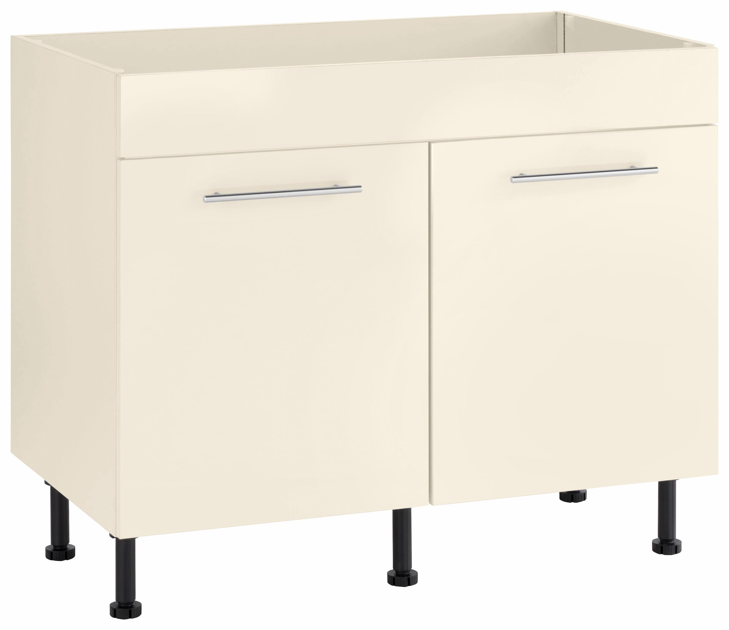 Image of wiho Küchen Spülenschrank »Ela«, Breite 100 cm, höhenverstellbare Füsse bei Ackermann Versand Schweiz