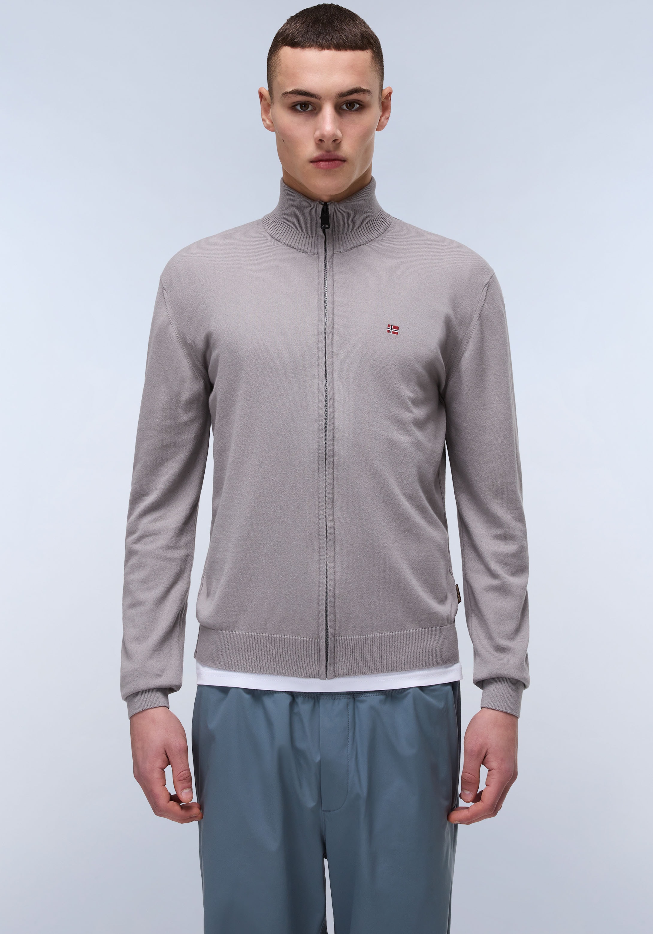 Napapijri Strickjacke »DECATUR FZ 3«, Mit Rundhalsausschnitt