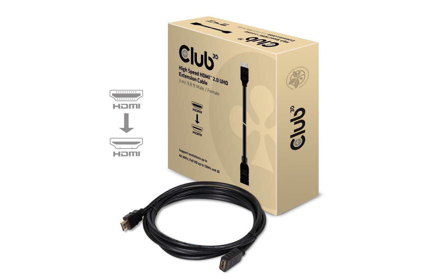   HDMI-Kabel »Club 3D Club 3D Kabel HDMI 2.0 - HDMI, 3 m«