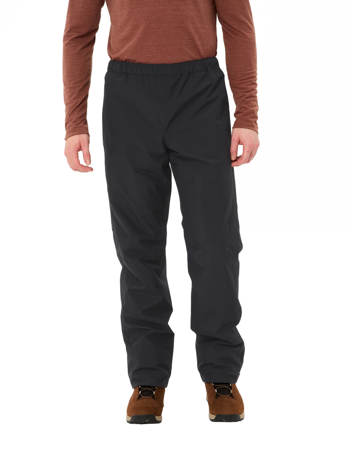 VAUDE Pantalon de plein air  imperméable, respirant, coupe-vent, avec poches passe-mains