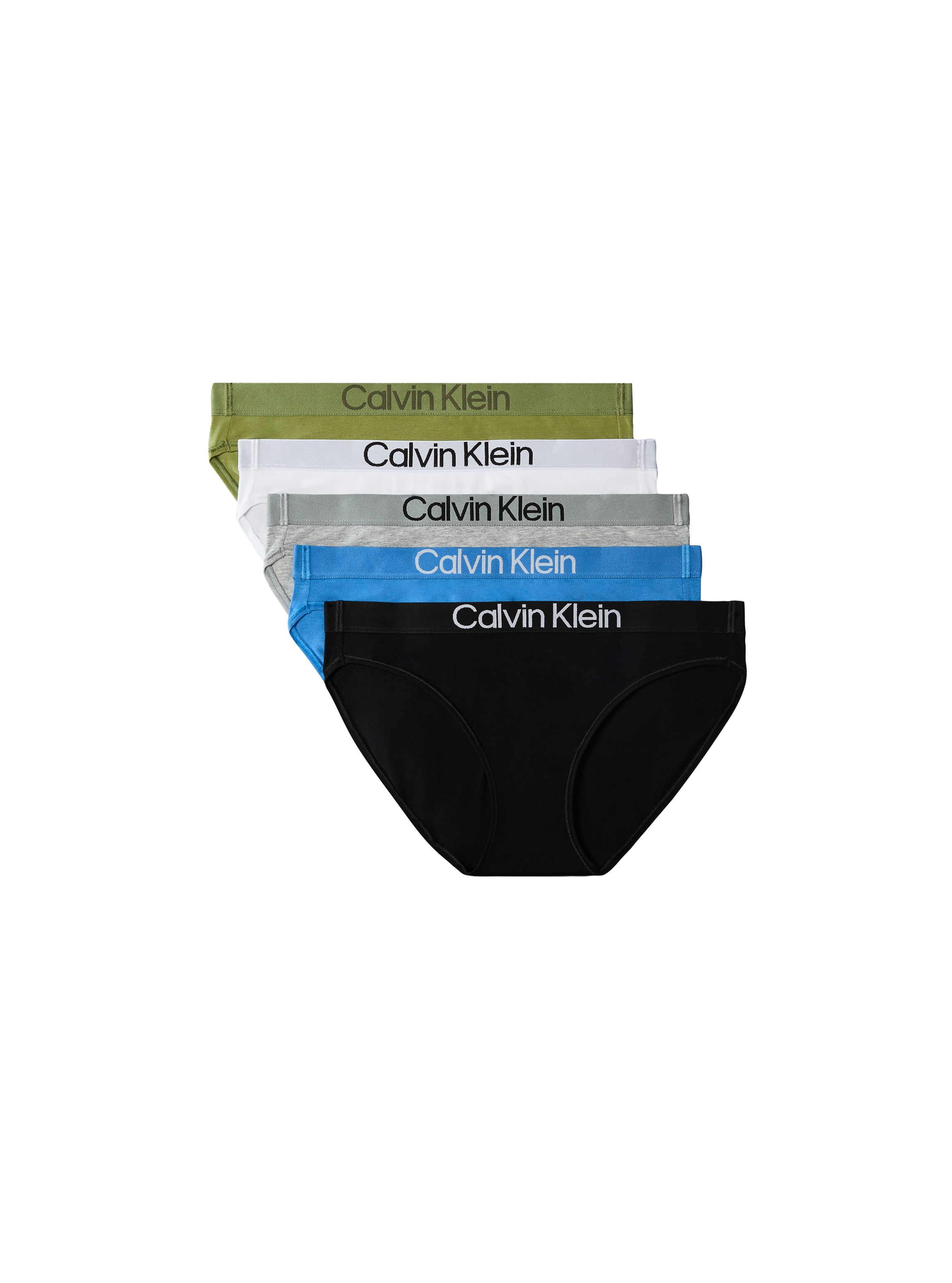 Calvin Klein Underwear Slip de bikini »BIKINI 5PK« Paquet, pack de 5, 5 cuis Avec ceinture élastique