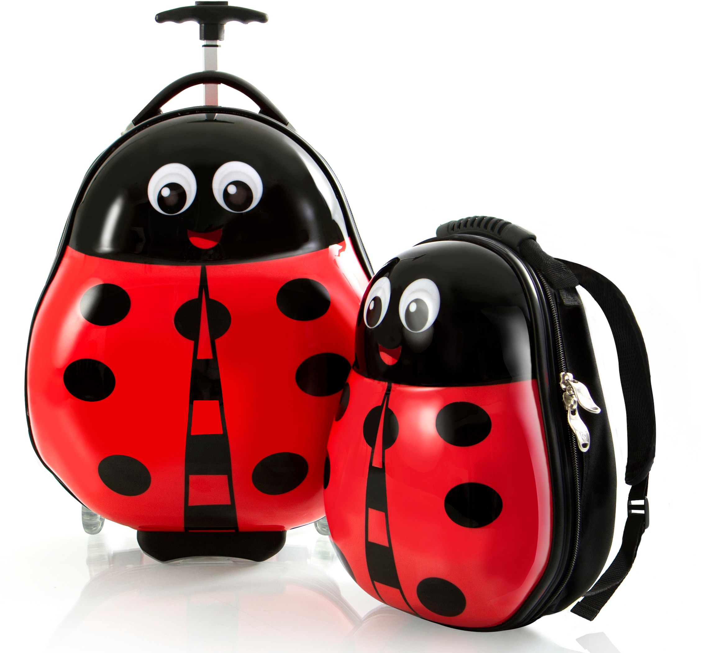 Image of Heys Kinderkoffer "Travel Tots, Marienkäfer" Set, 2 Stk. tlg. 14 l 2 Rollen Heys Kindertrolley Kinder Reisegepäck