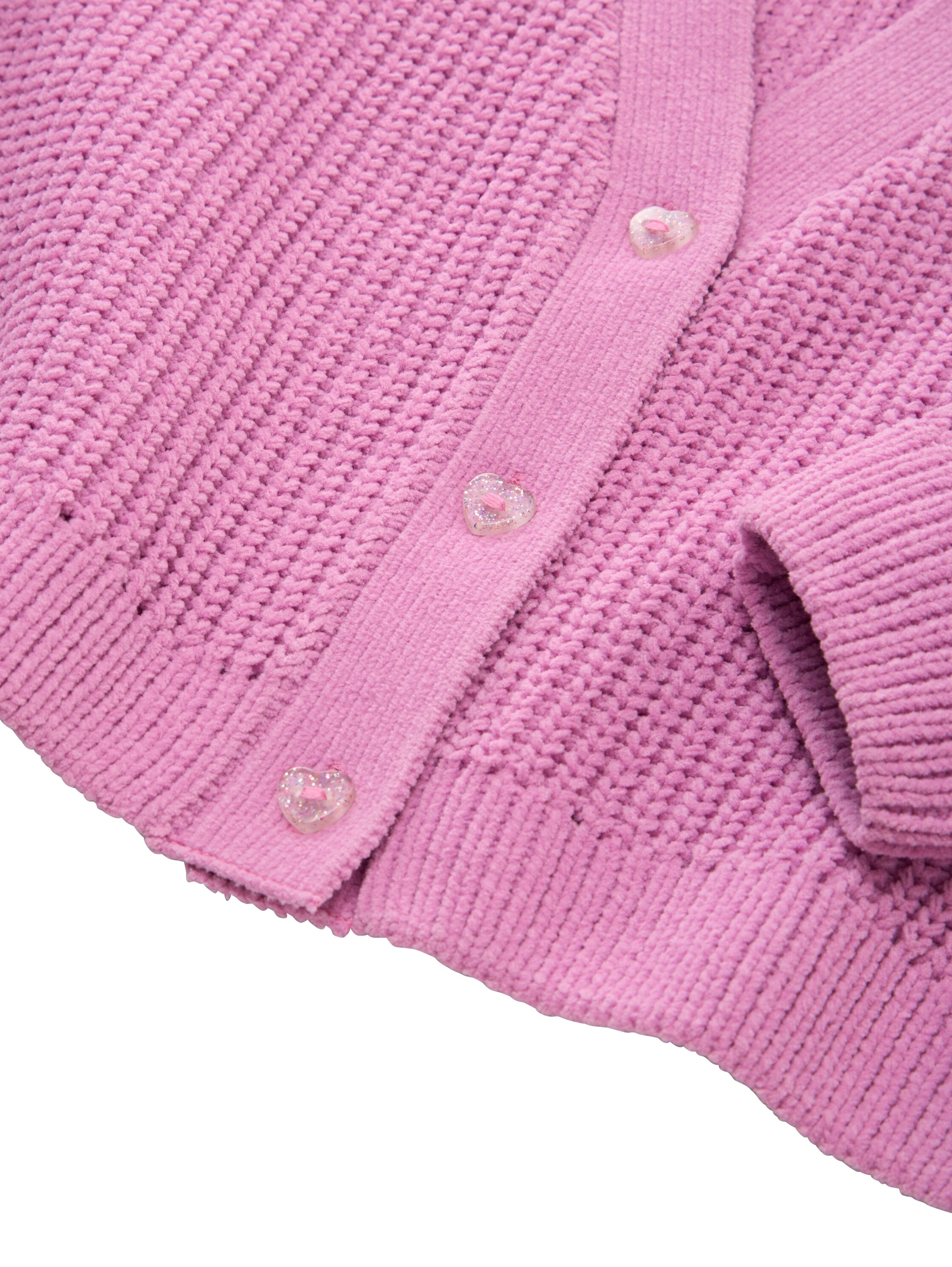 TOM TAILOR Strickjacke, mit V-Ausschnitt
