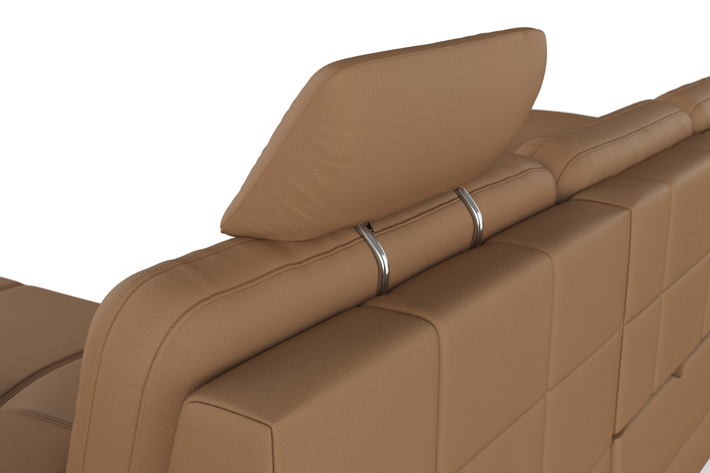 sit&more Ecksofa »Bendigo L-Form«, inklusive Sitztiefenverstellung, Bodenfreiheit 12 cm, in 2 Fussfarben