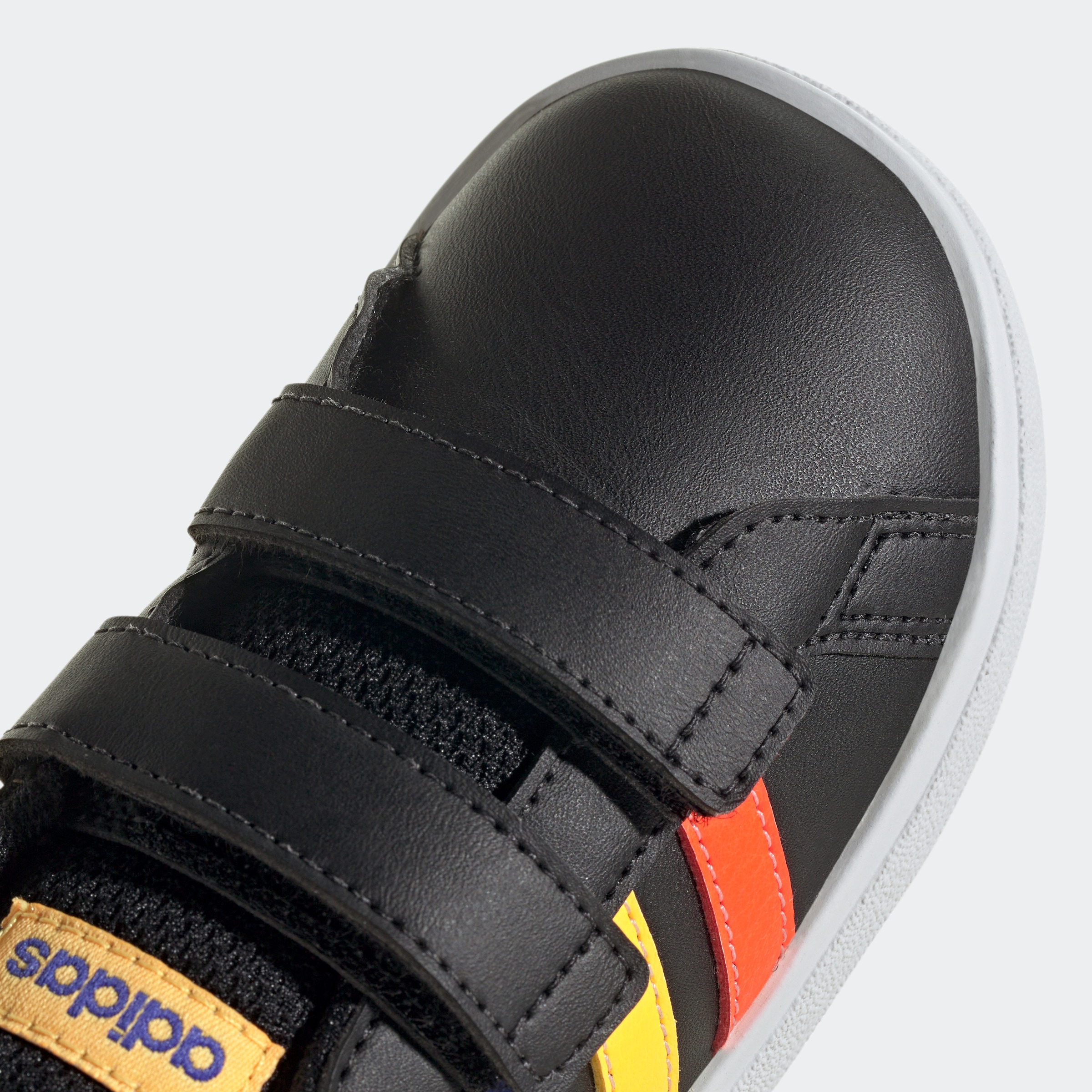 adidas Sportswear Sneakers »GRAND COURT LIFESTYLE HOOK AND LOOP«  für Kinder, Design auf den Spuren des adidas Superstar