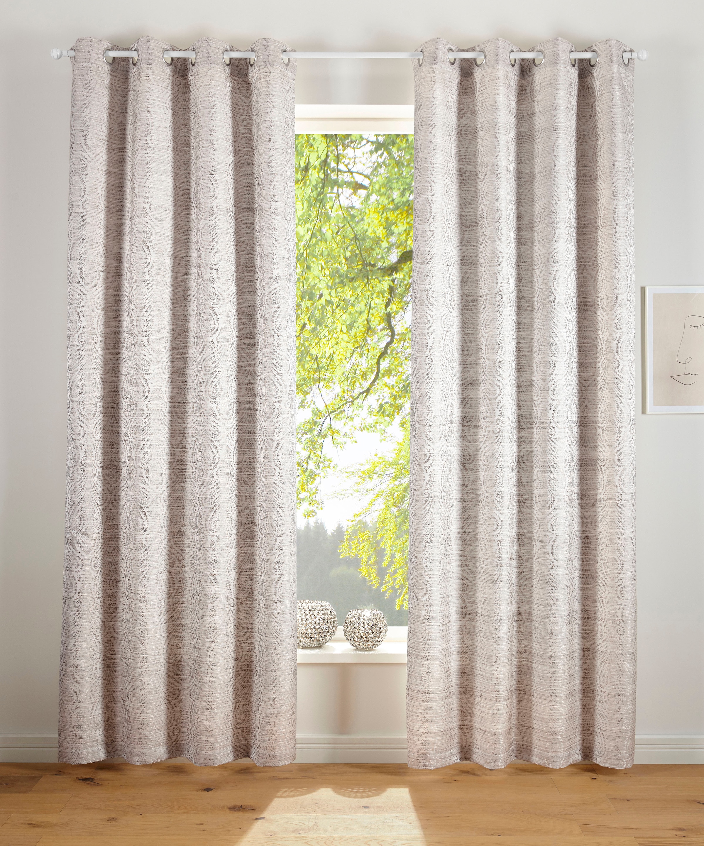 Guido Maria Home&Living Vorhang leicht (1 St.), Struktur Kretschmer kaufen mit »GARCIA«, günstig glänzender