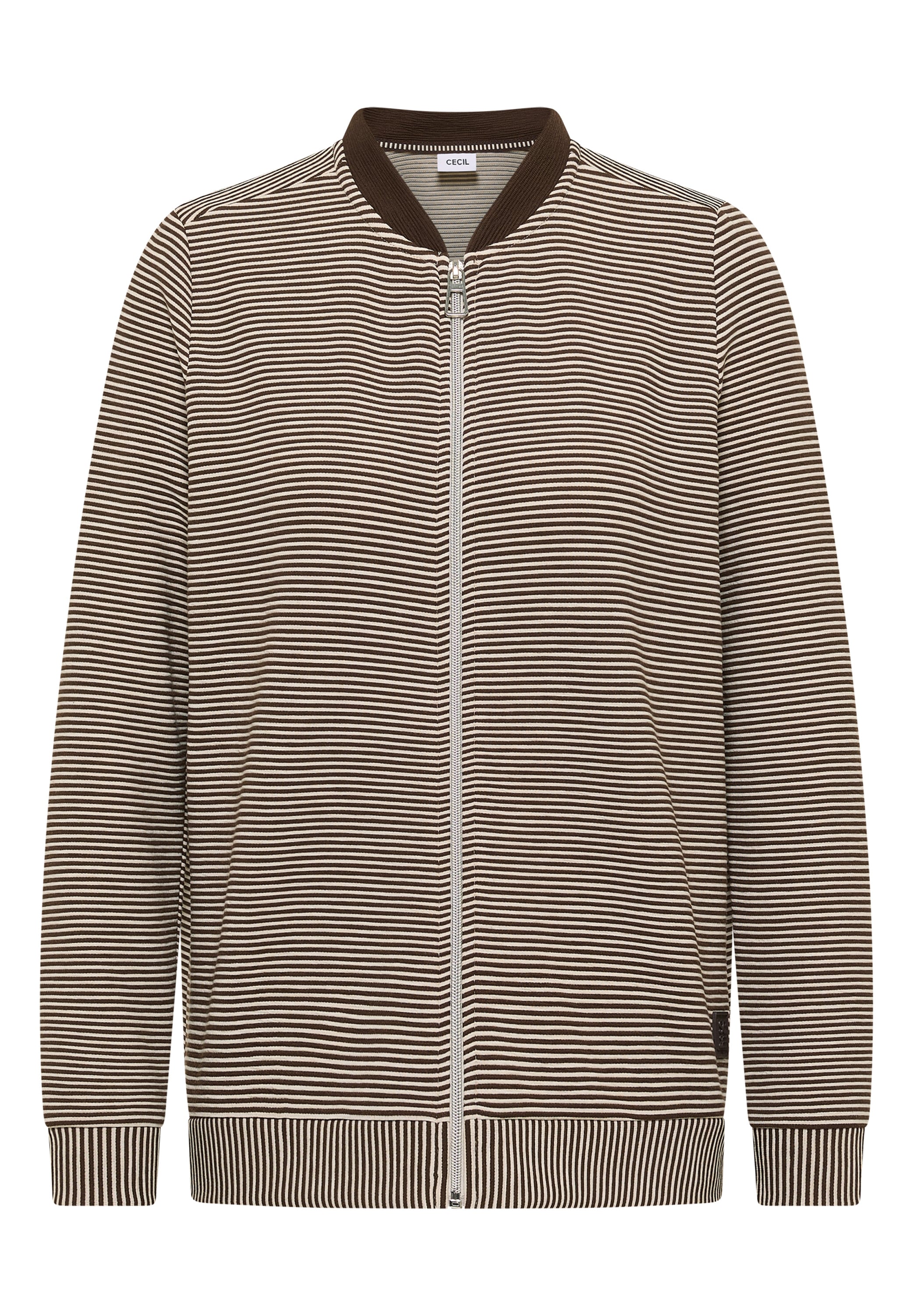 Cecil Veste sweat mit Ottomanstruktur