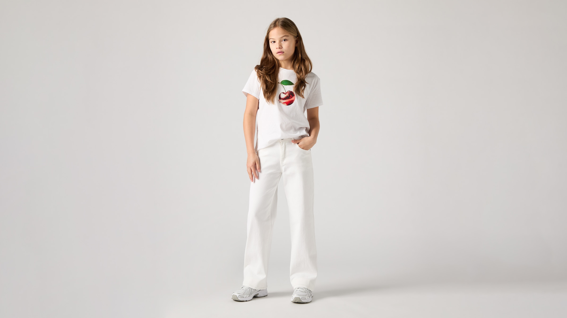 Levi's® Kids Jeans à 5 poches »LVG WIDE LEG JEANS« mit weitem Bein - for GIRLS