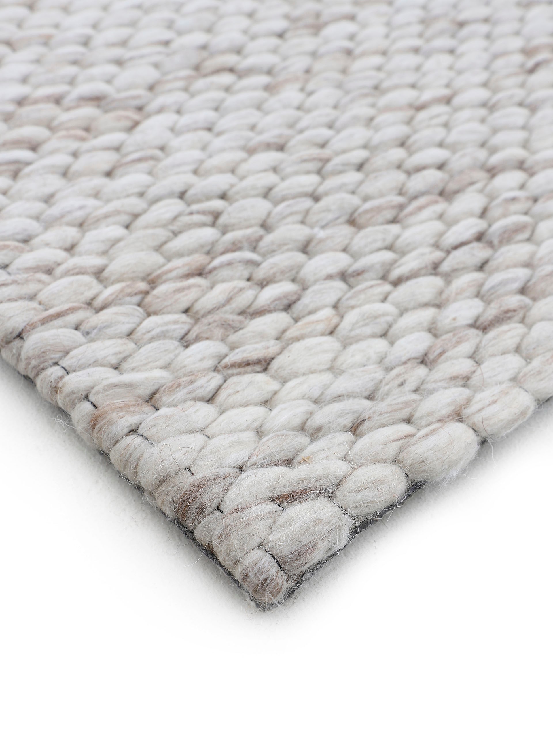 carpetfine Läufer »Sina«, rechteckig, 14 mm Höhe, Handweb Teppich, reine Wolle, meliert, handgewebt, weich & kuschelig