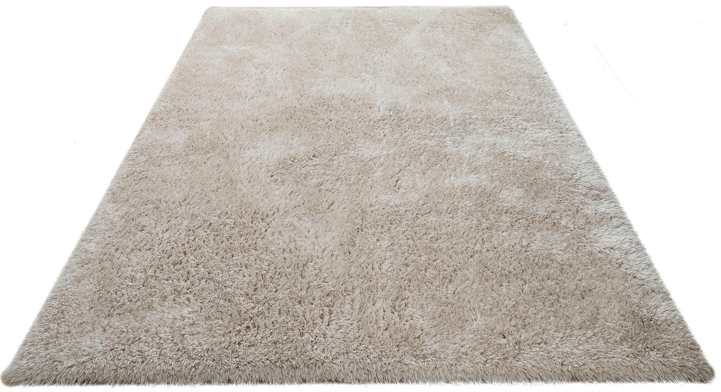 my home Hochflor-Teppich »Micro Shaggy, aus weicher Mikrofaser«, rechteckig, 53 mm Höhe, weich, flauschig, Uni-Farben, Wohnzimmer, Schlafzimmer, Kinderzimmer