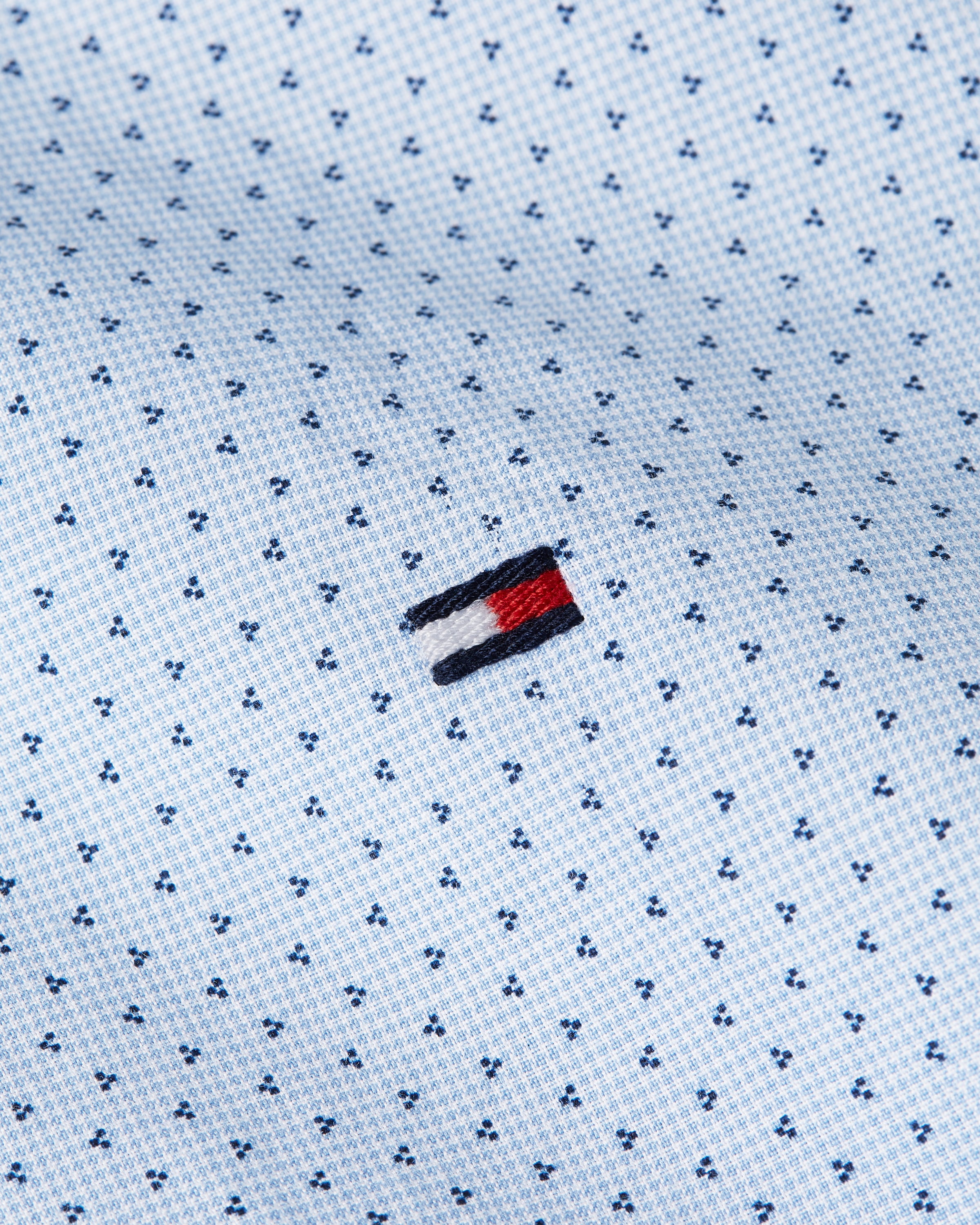Tommy Hilfiger Langarmhemd »FLEX POPLIN MINI PRINT RF SHIRT«, regular fit, Kentkragen