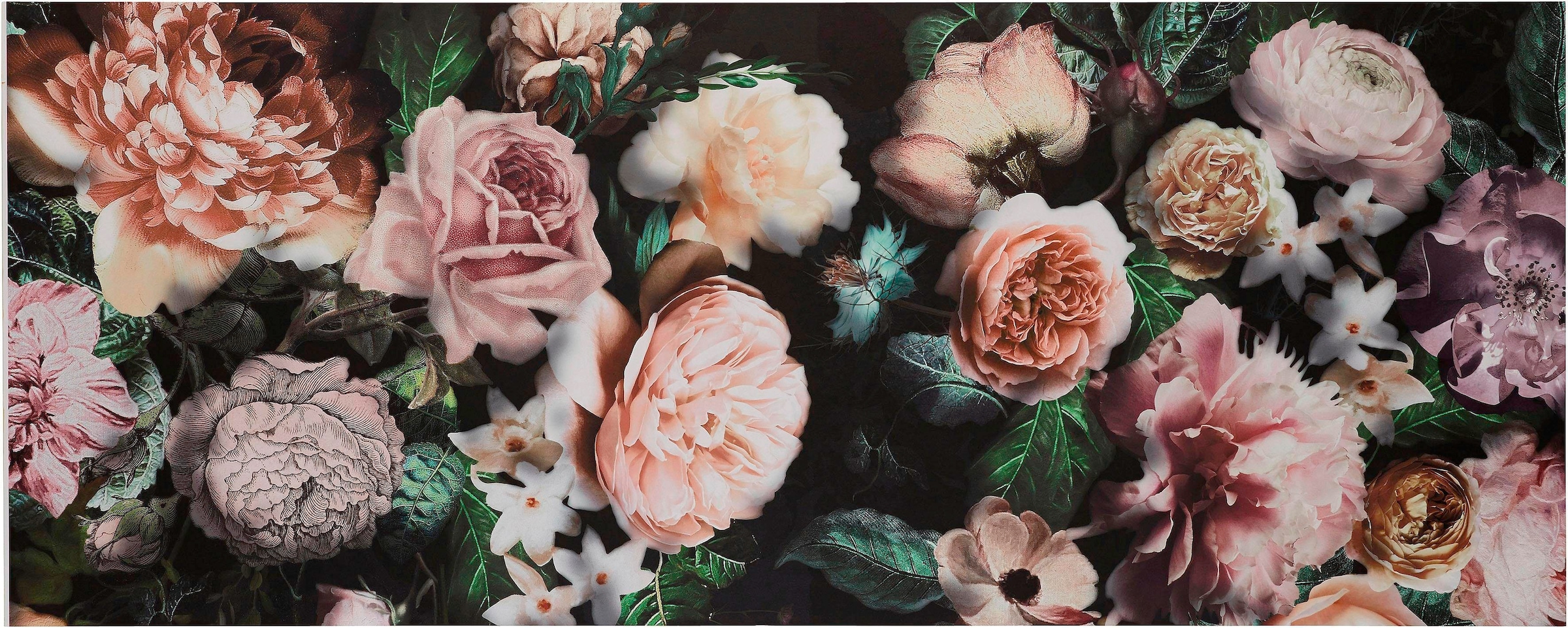 Komar Papier peint intissé »Victoria Black Panel« (Breite x Höhe), Vliestapete, 100 cm Bahnbreite