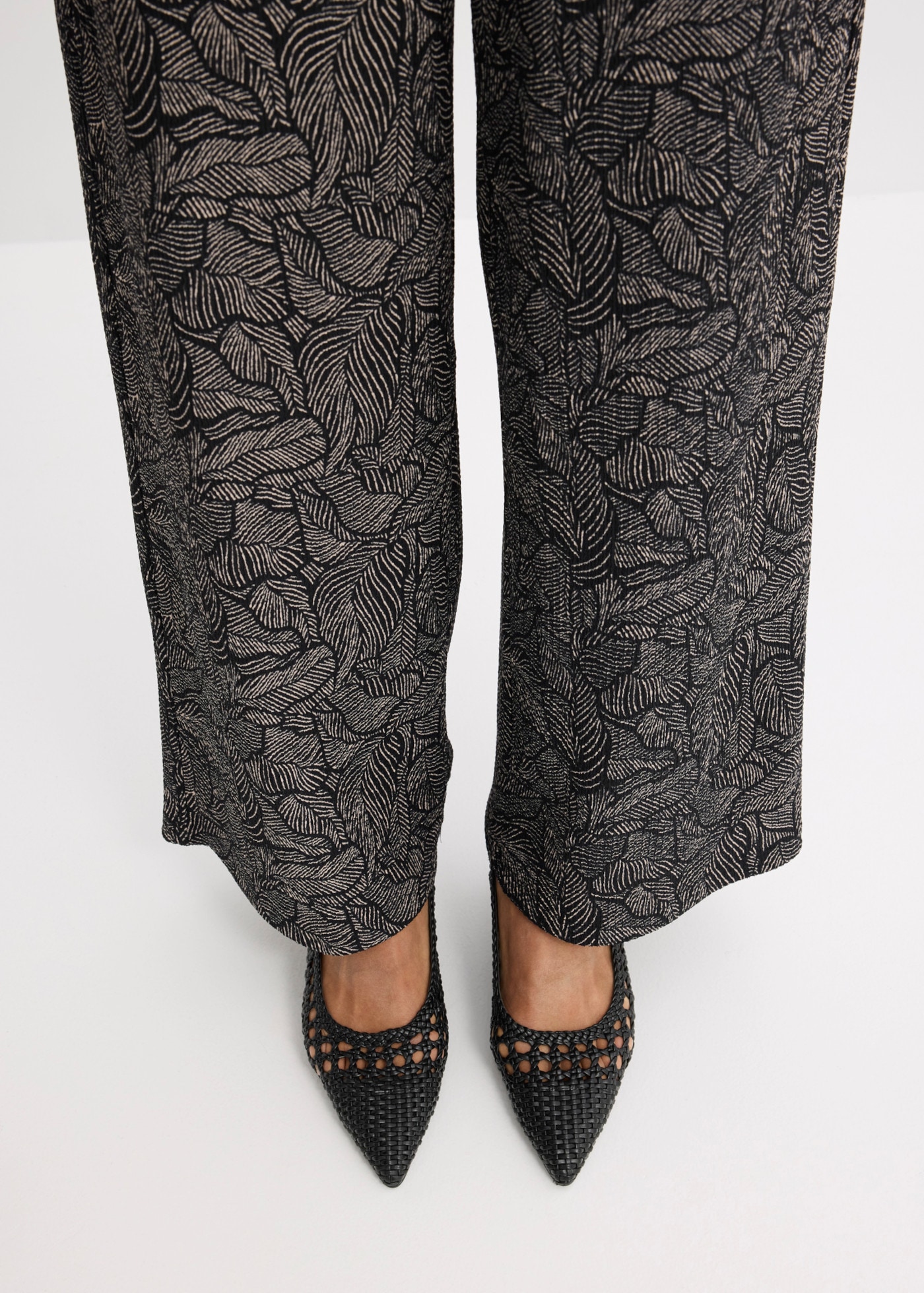 bonprix Pantalon en jersey  avec imprimé accrocheur, coupe regular fit, matière élastique