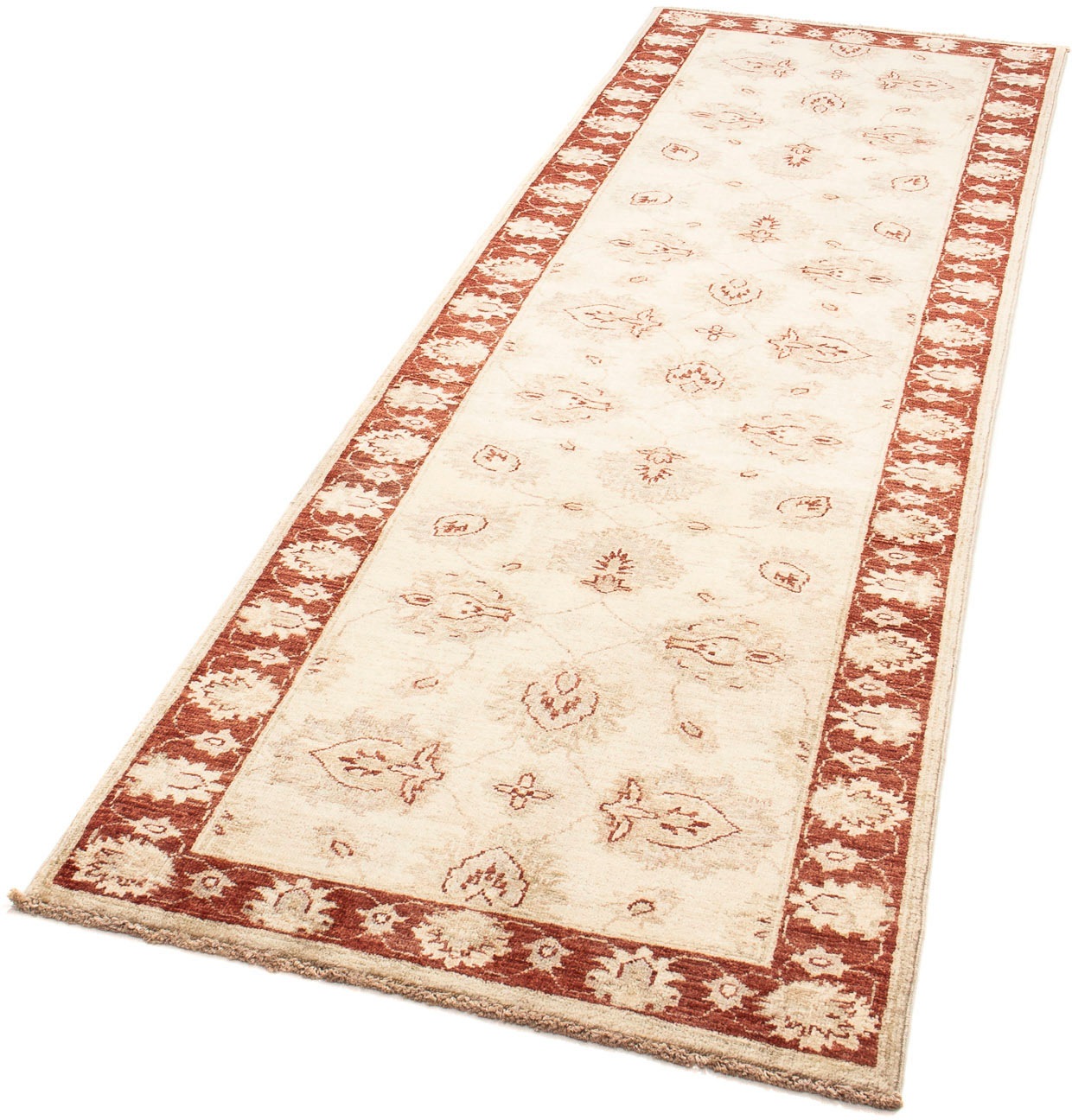 Image of morgenland Orientteppich »Ziegler - 256 x 78 cm - beige«, rechteckig, 6 mm Höhe, Wohnzimmer, Handgeknüpft, Einzelstück mit Zertifikat bei Ackermann Versand Schweiz