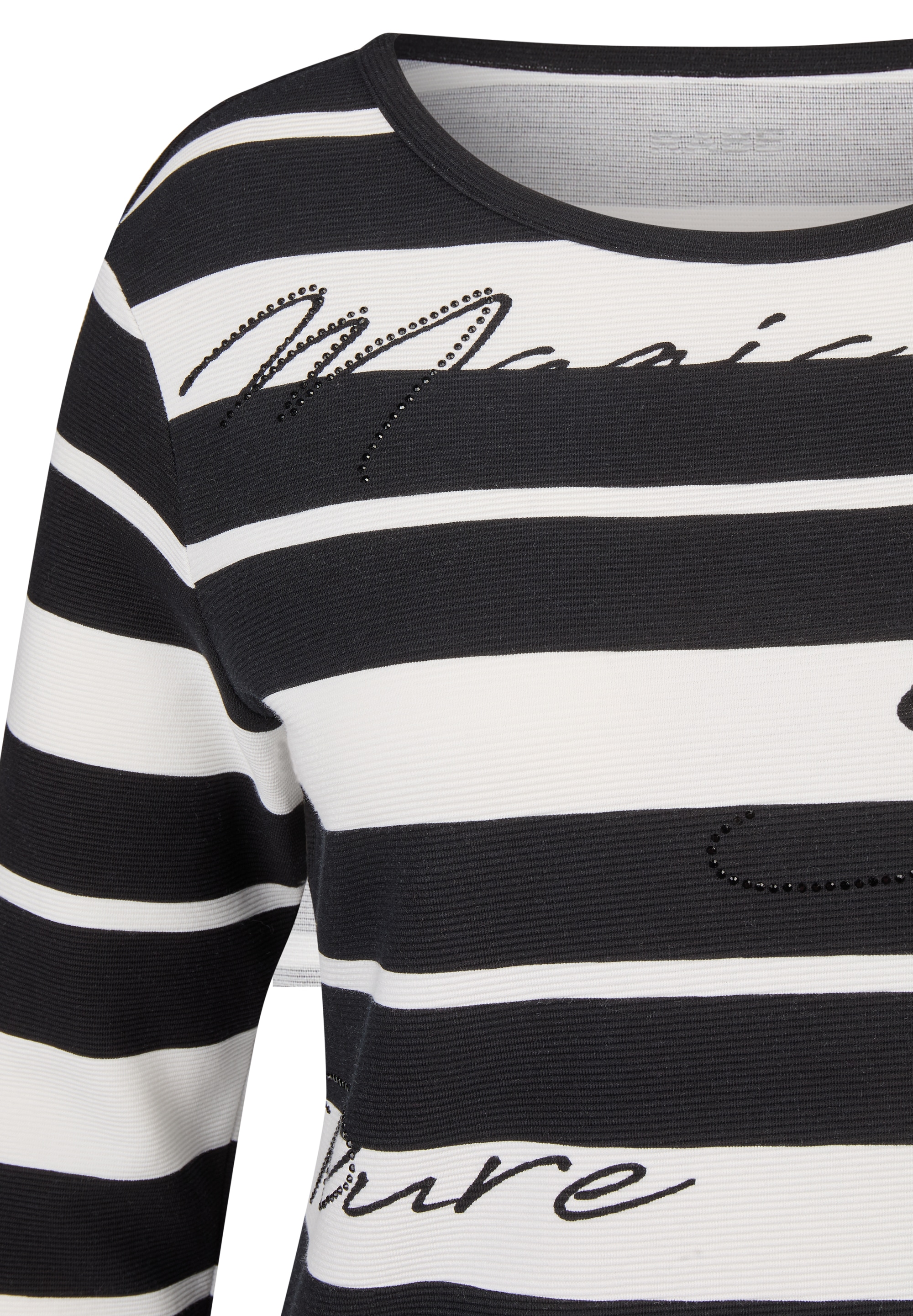 Rabe 3/4-Arm-Shirt mit Schriftzug