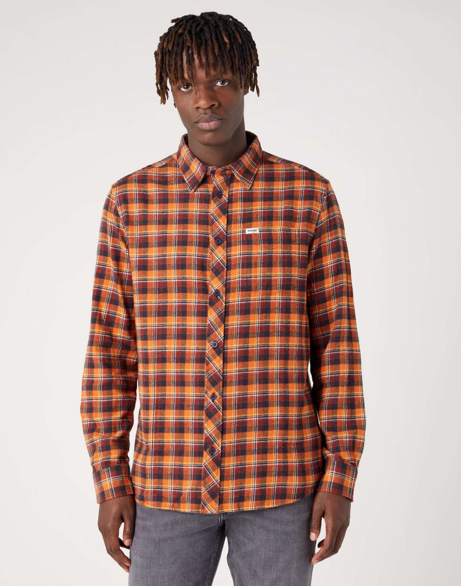 Langarmhemd »Wrangler Hemden ONe Pocket Shirt«