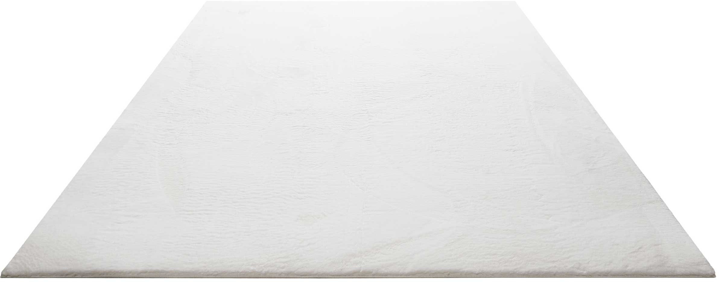 Image of Homie Living Teppich »Villa Rosso«, rechteckig, 15 mm Höhe, Kurzflor, Uni Farben, leicht glänzende Optik, ideal im Wohnzimmer & Schlafzimmer bei Ackermann Versand Schweiz