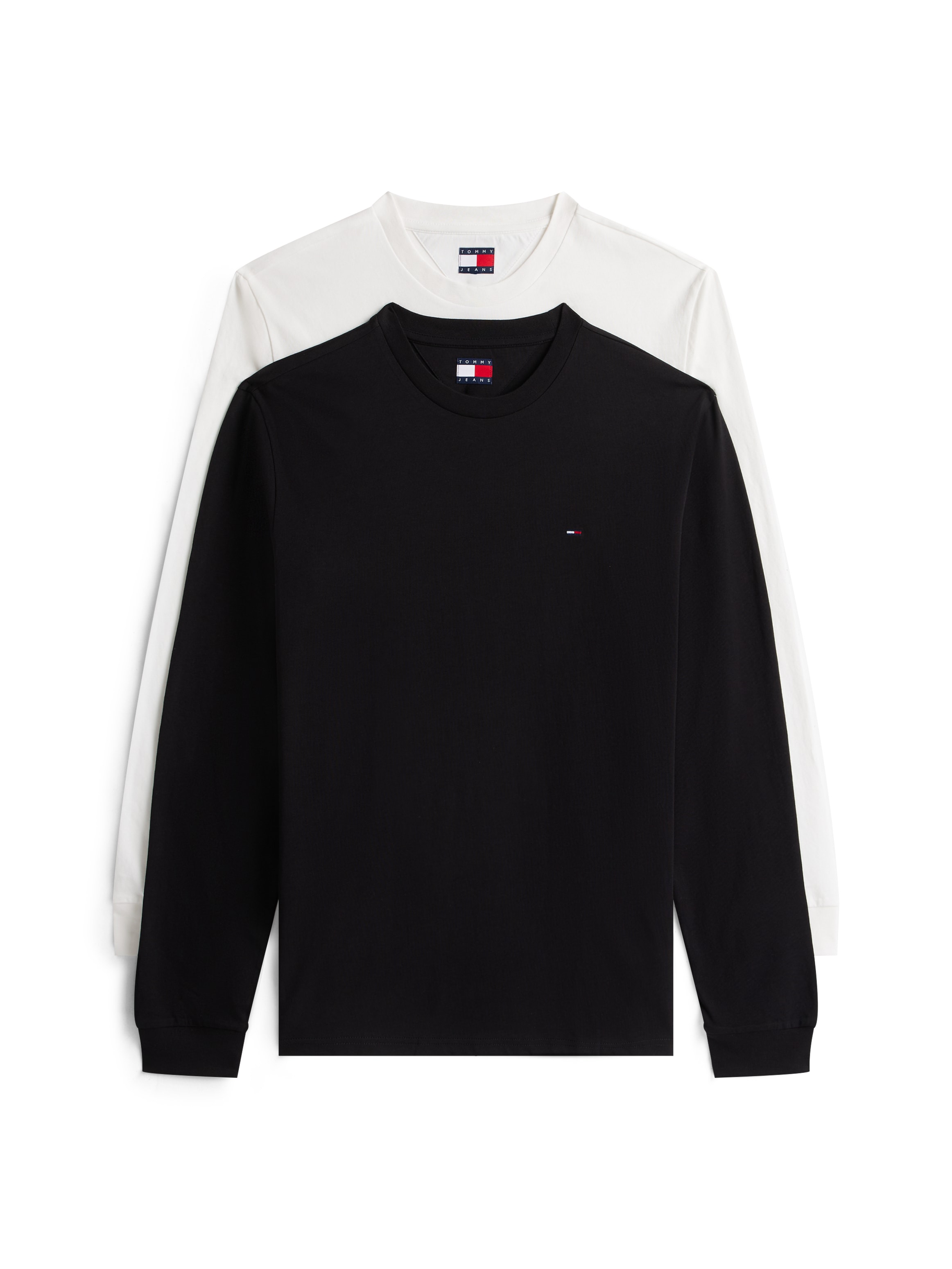 Image of Tommy Jeans Longsleeve "TJM SLIM 2PACK L/S EXT" 2 Stk.
