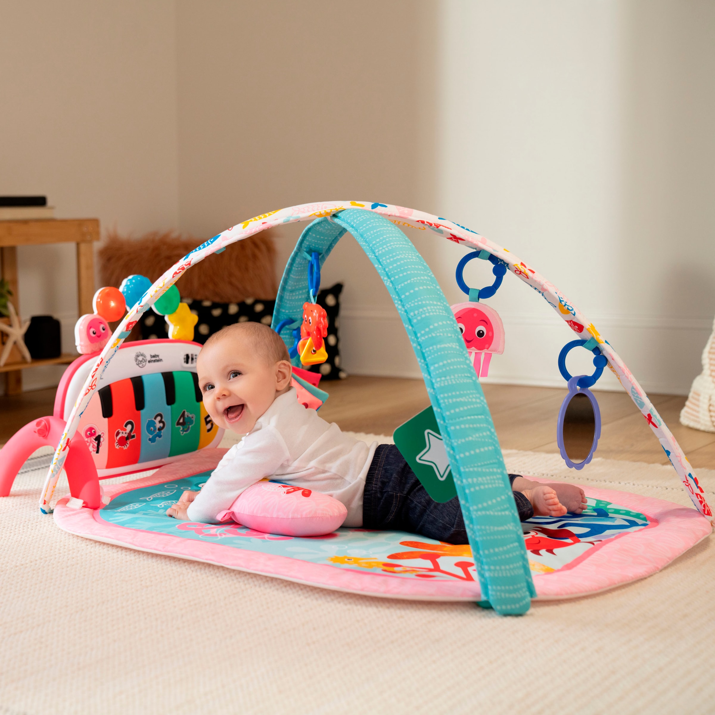 Baby Einstein Arche de jeu »4-in-1 Kickin’ Tunes Jellyfish Jamboree Music & Language Discovery Gym« mit Soundeffekt