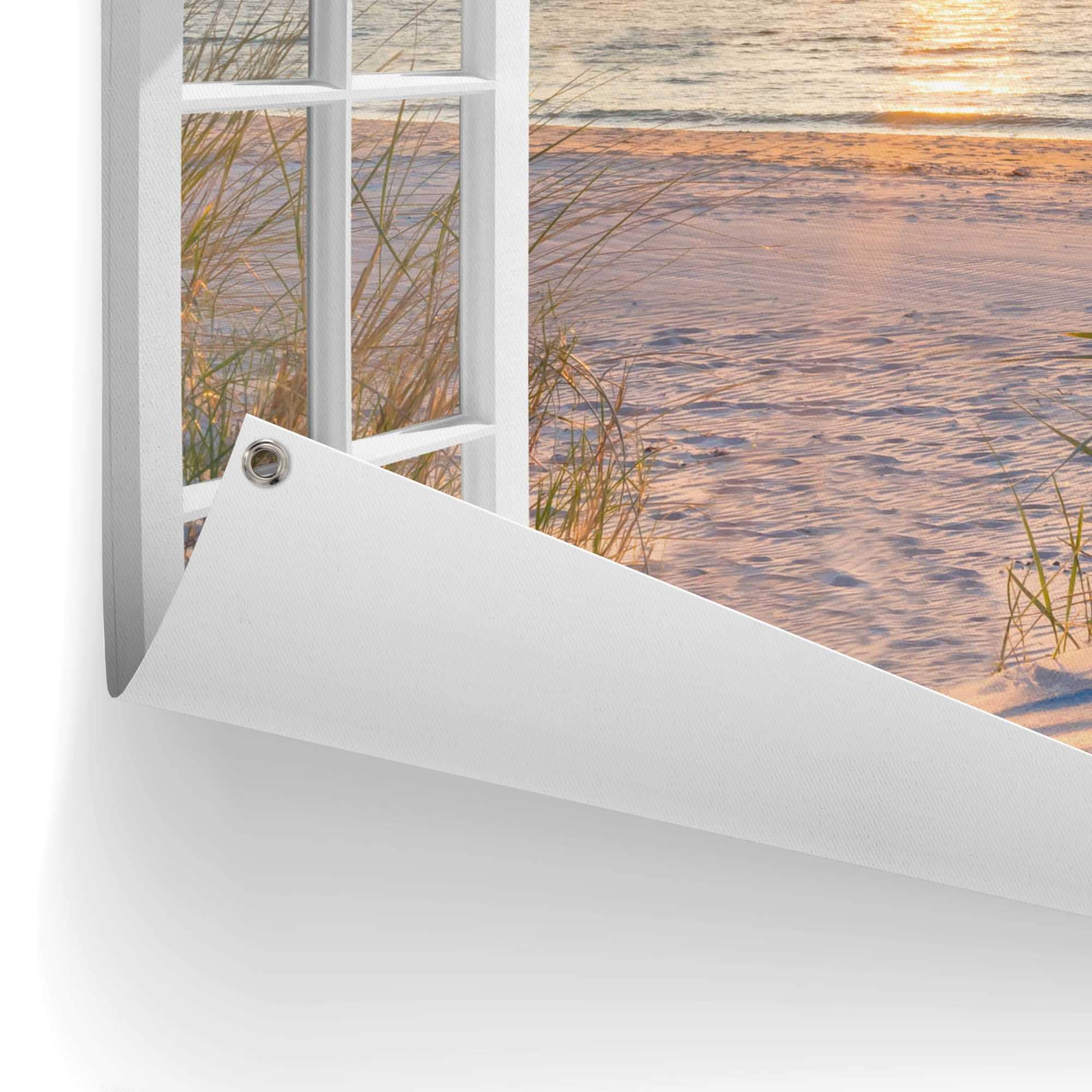 Reinders! das auf oder durch Poster versandkostenfrei Outdoor für Fenster«, Balkon »Sonnenuntergang ♕ Garten