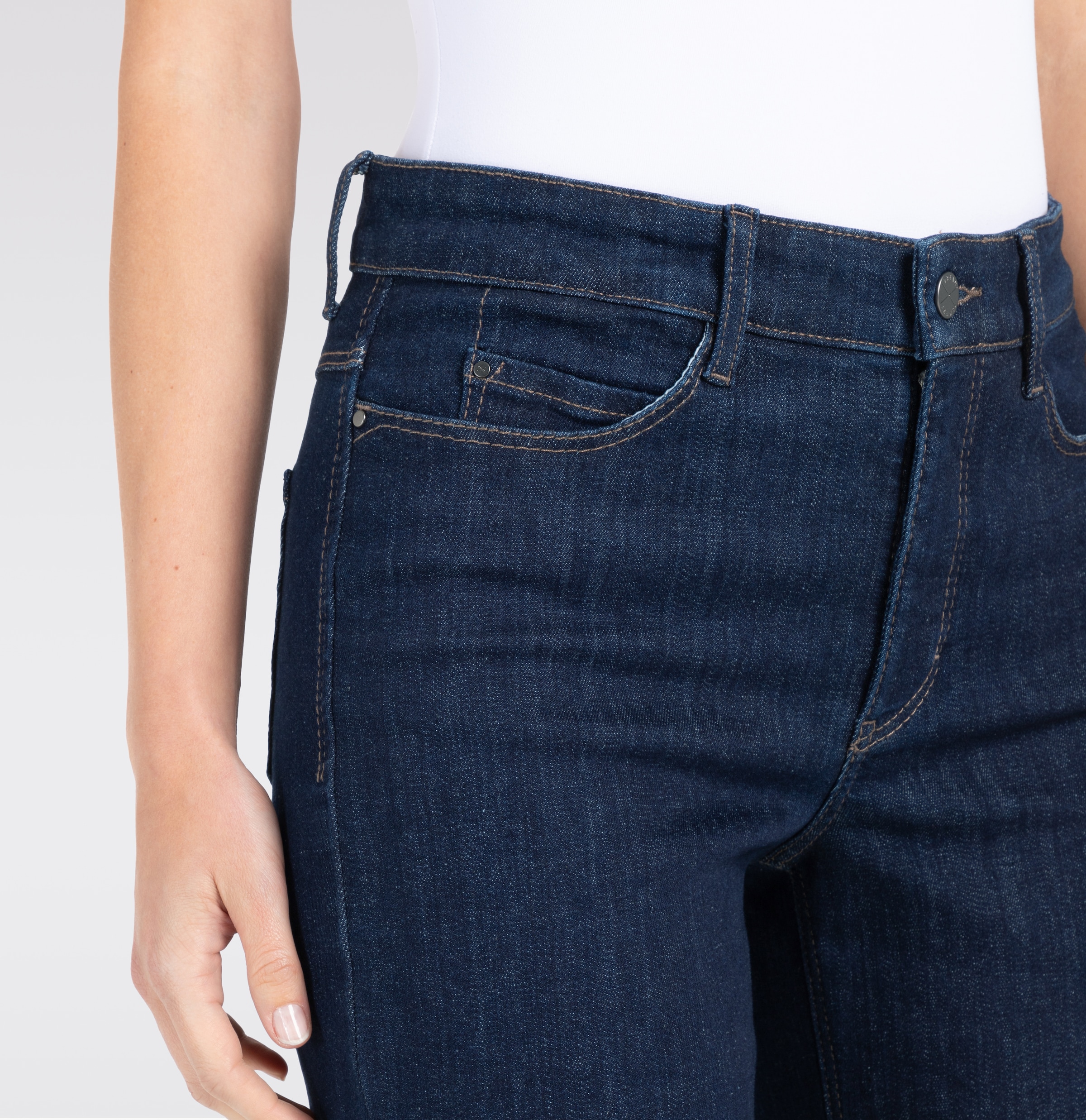 MAC Weite Jeans »Dream Wide authentic«, mit formendem Shaping-Effekt