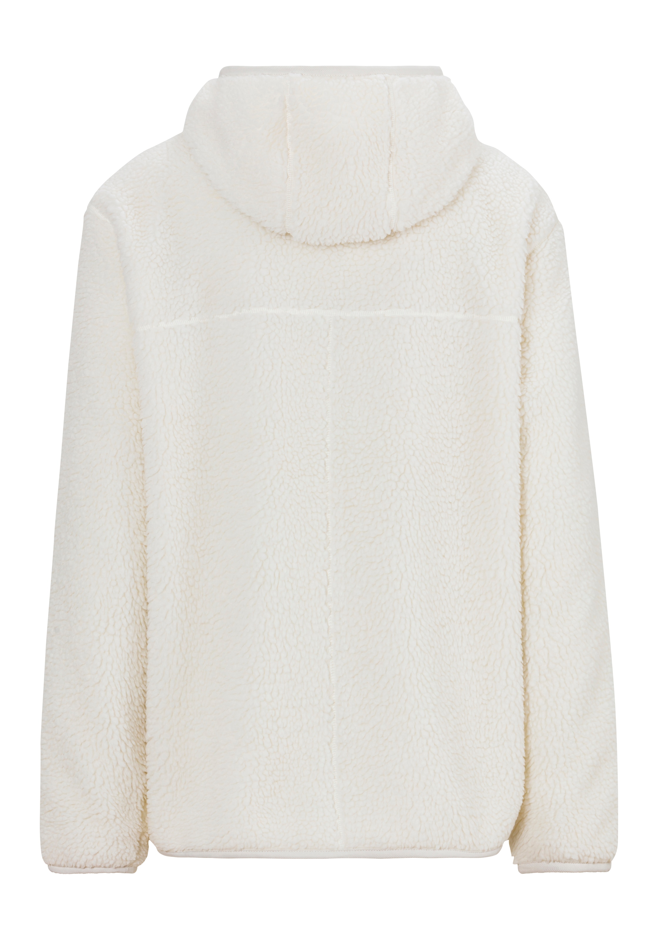 Tommy Jeans Plus Sweatjacke »TJM REG BADGE TEDDY ZIP TRU EXT«, Grosse Grössen