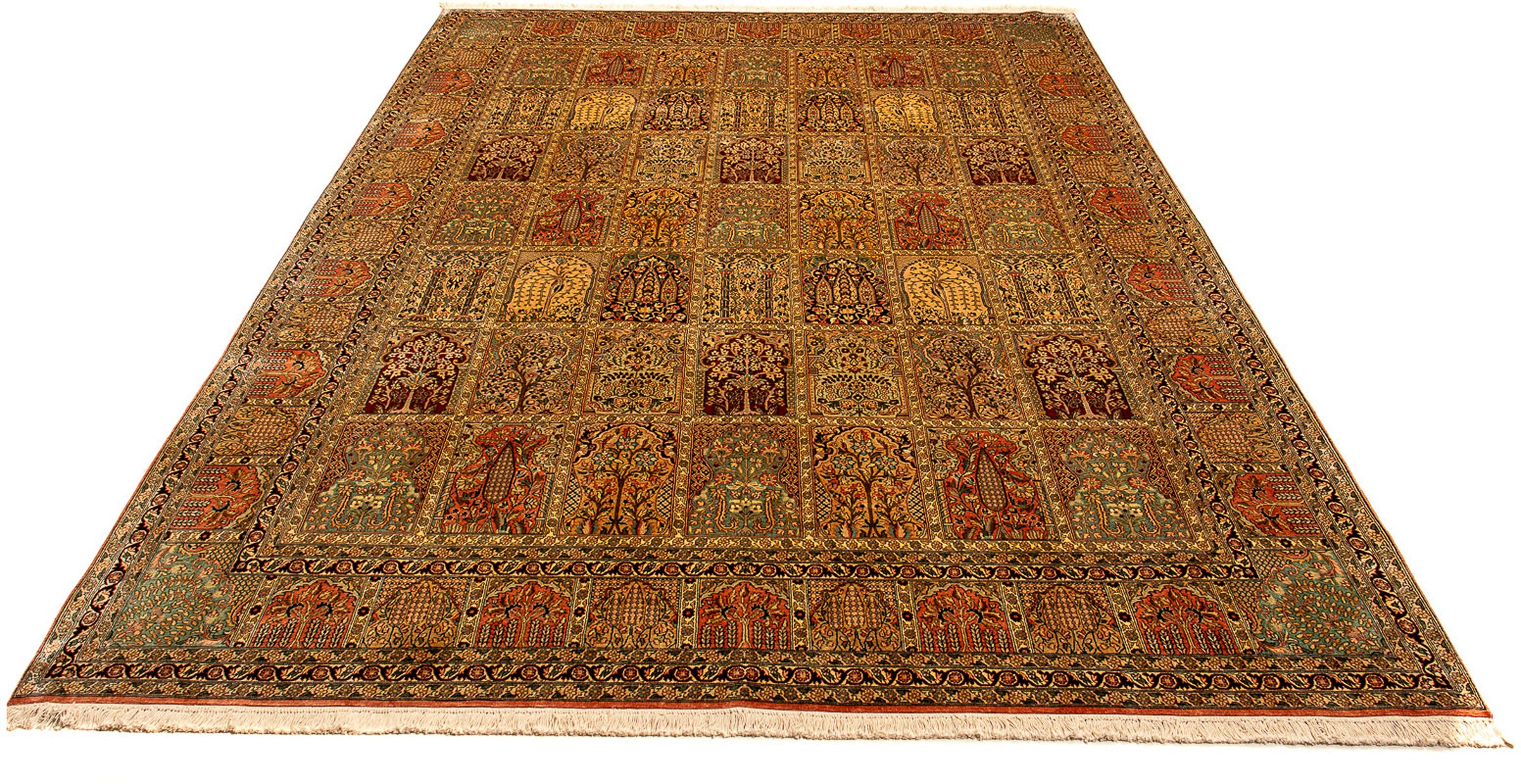 Image of morgenland Orientteppich »Perser - Classic - 337 x 250 cm - mehrfarbig«, rechteckig, 10 mm Höhe, Wohnzimmer, Handgeknüpft, Einzelstück mit Zertifikat bei Ackermann Versand Schweiz
