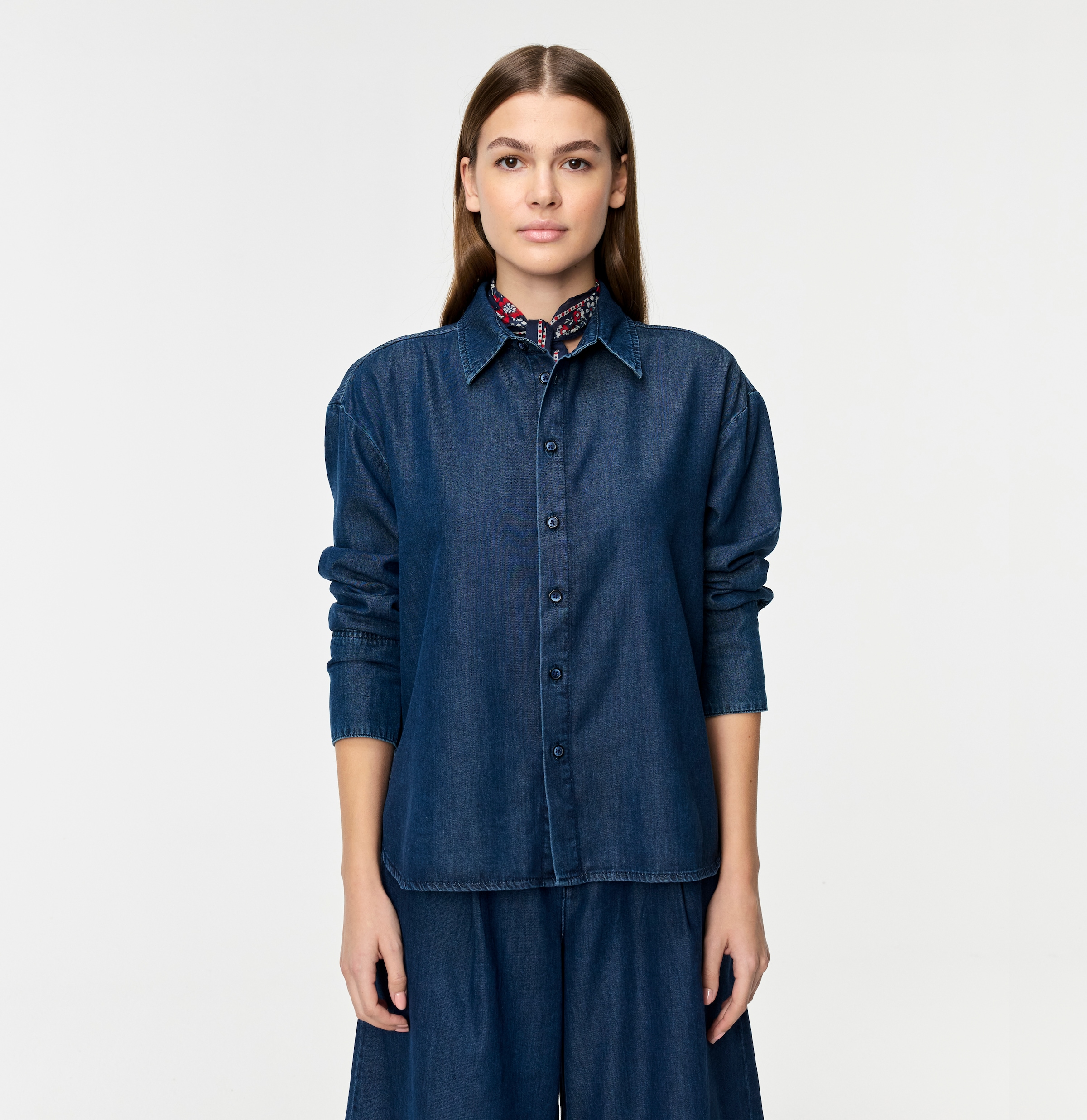 Image of MAC Hemdbluse mit Hemdkragen
