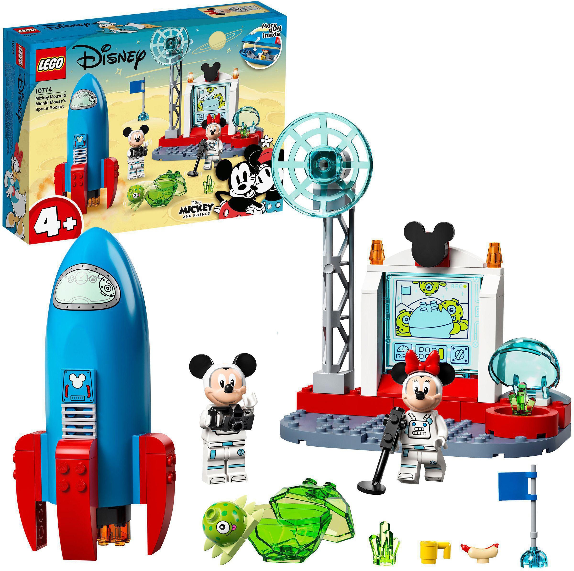 Image of LEGO® Konstruktionsspielsteine »Mickys und Minnies Weltraumrakete (10774), LEGO® Mickey & Friends«, (88 St.) bei Ackermann Versand Schweiz