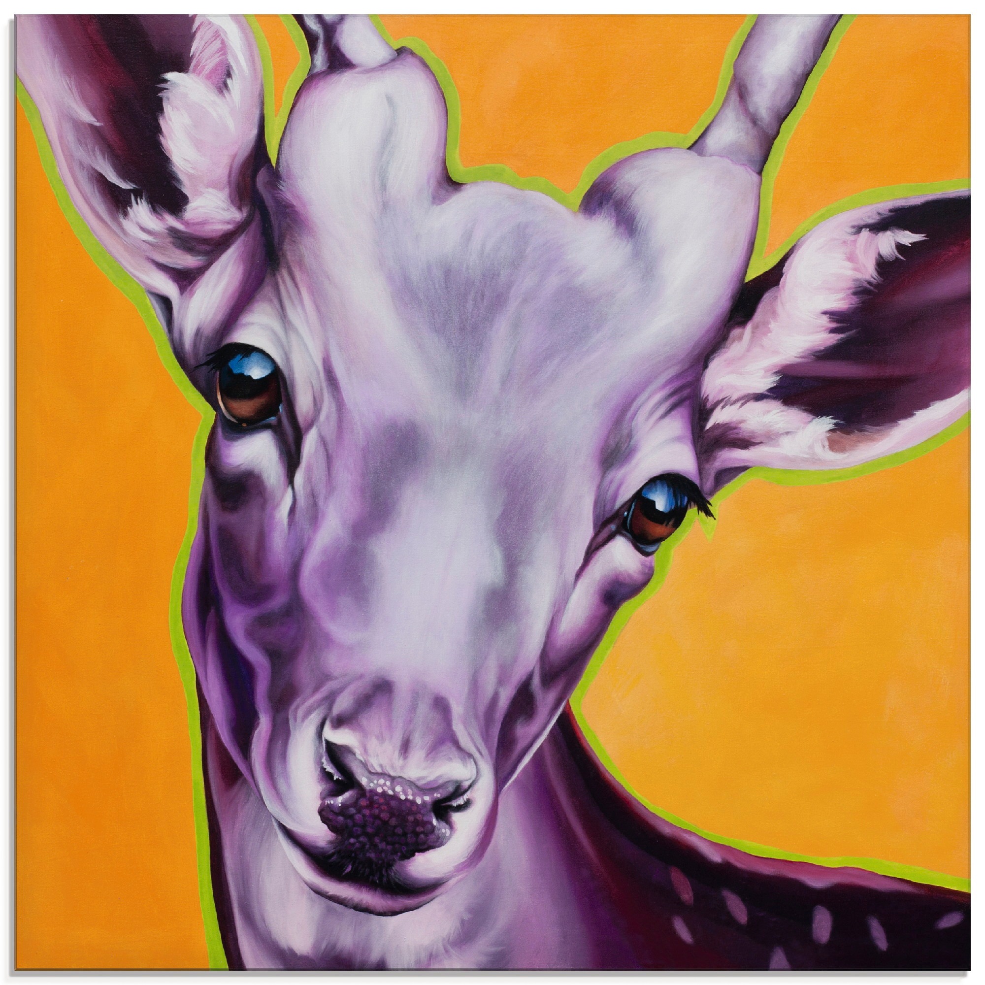 Image of Artland Glasbild »Reh orange«, Wildtiere, (1 St.) bei Ackermann Versand Schweiz