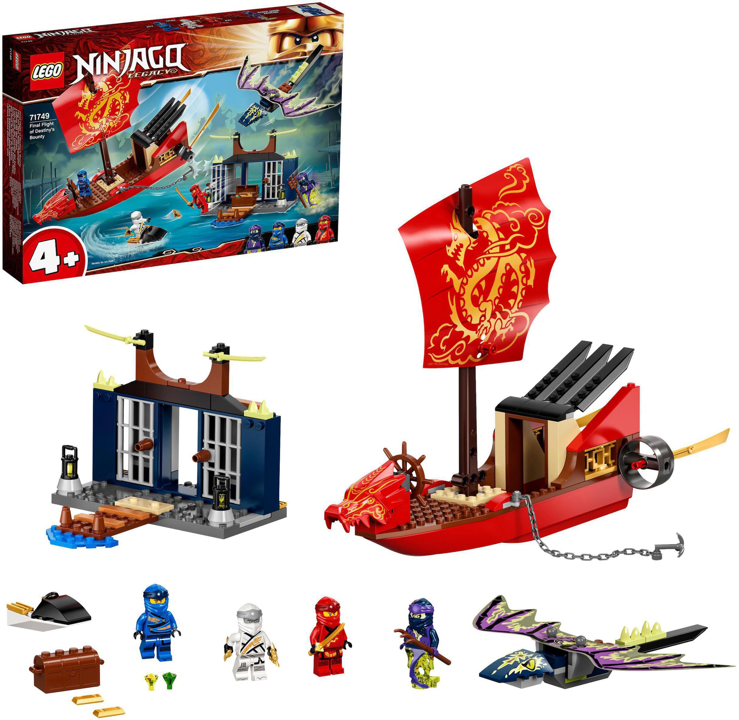 Image of LEGO® Konstruktionsspielsteine »Flug mit dem Ninja-Flugsegler (71749), LEGO® NINJAGO®«, (147 St.), Made in Europe bei Ackermann Versand Schweiz