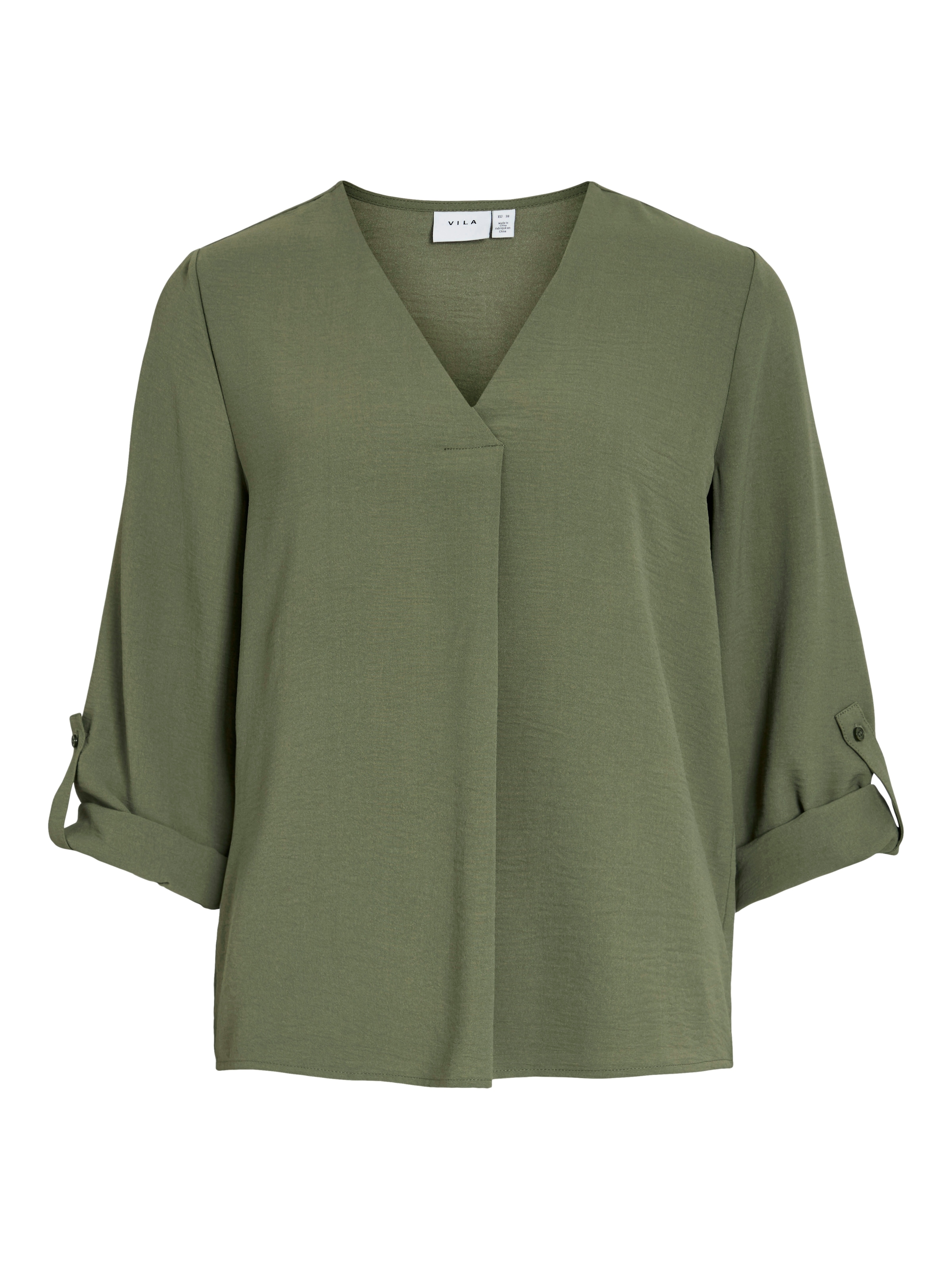 Vila Chemisier »VIJOSA 3/4 V-NECK TOP - NOOS«